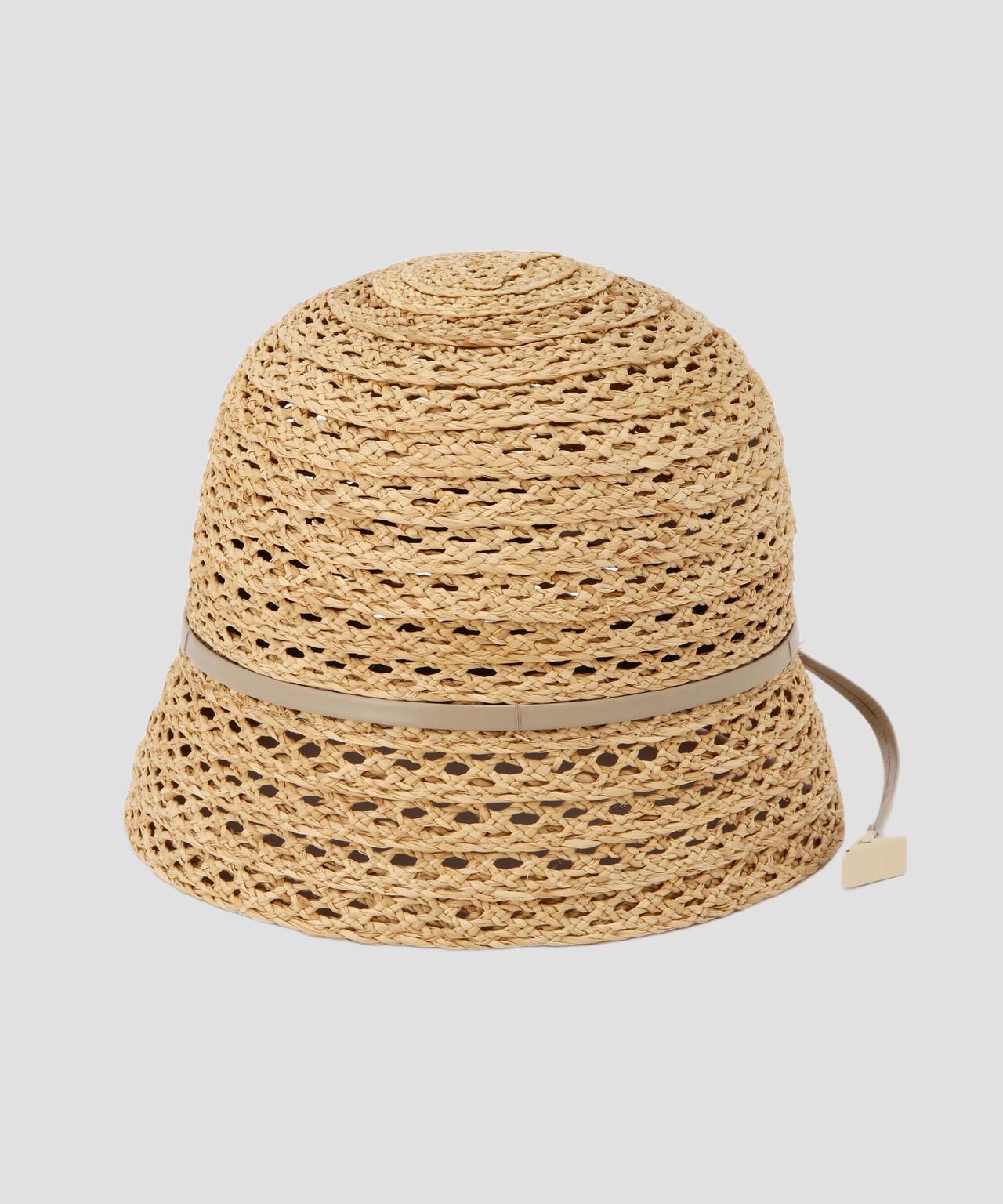 KIJIMA TAKAYUKI / RAFFIA BRAID CROCHET HAT