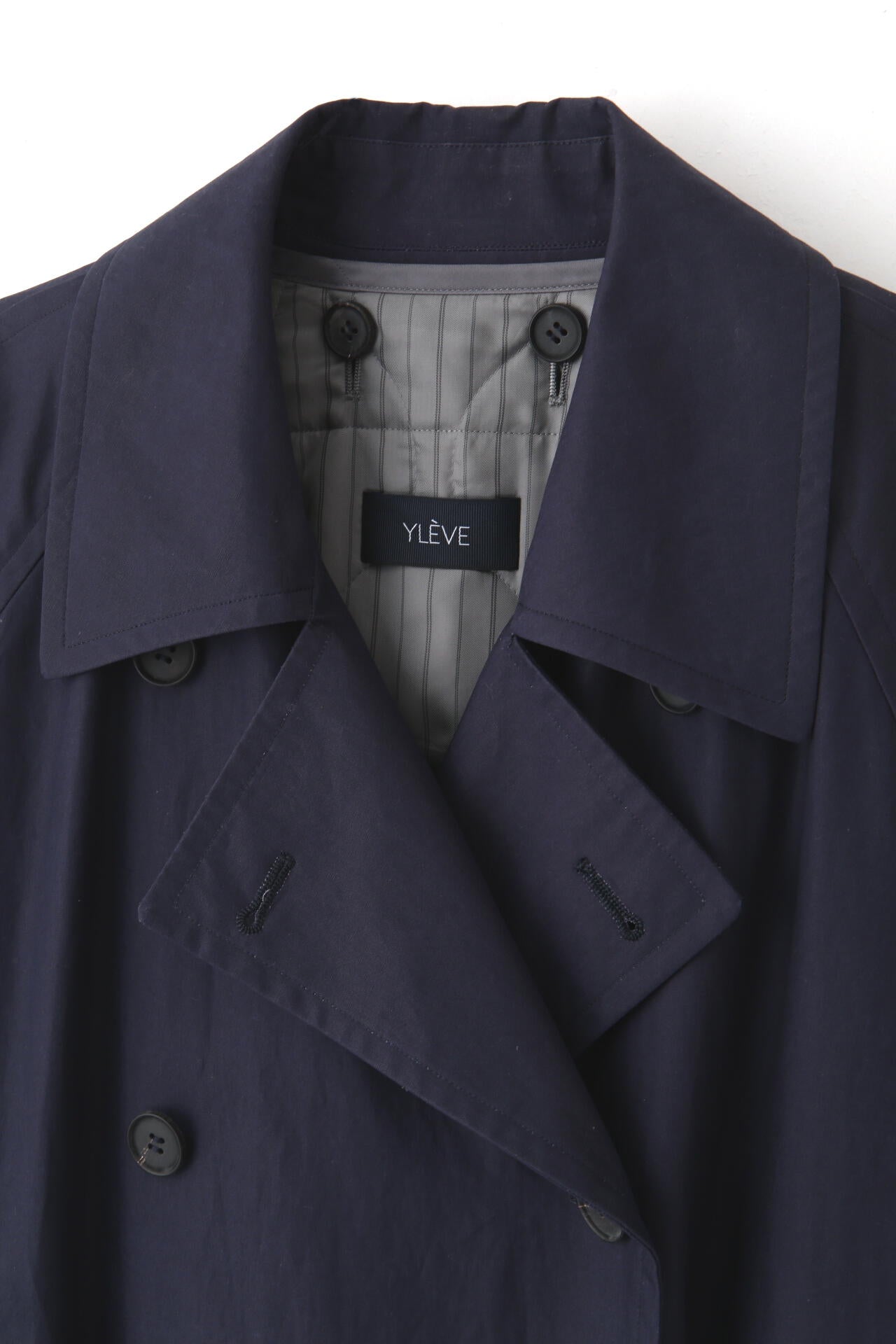 YLEVE / HIGHDENSITY COTTON BROAD LINER COAT