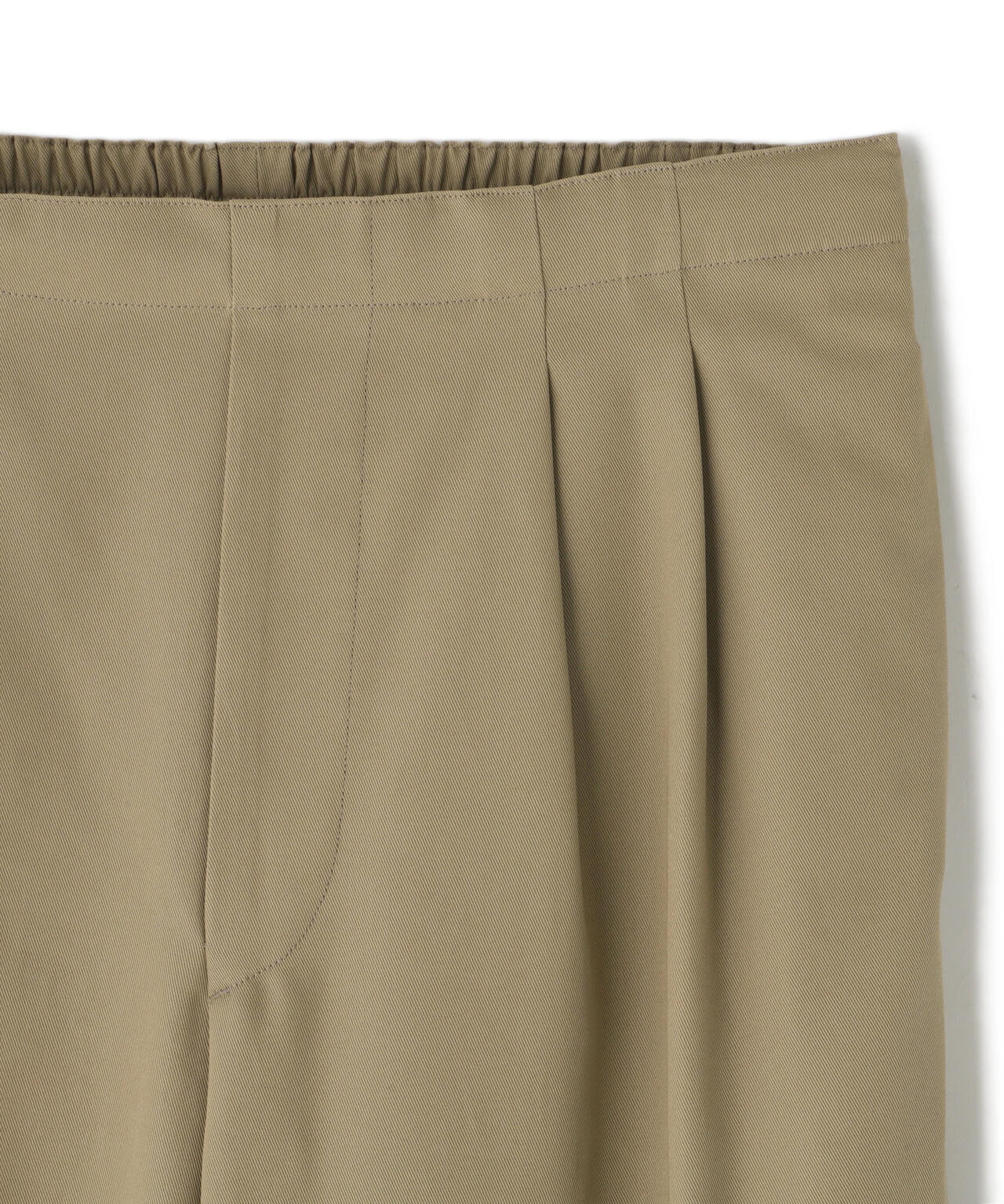 YLEVE / HIGH TWISTED COTTON GABA EASY TROUSERS