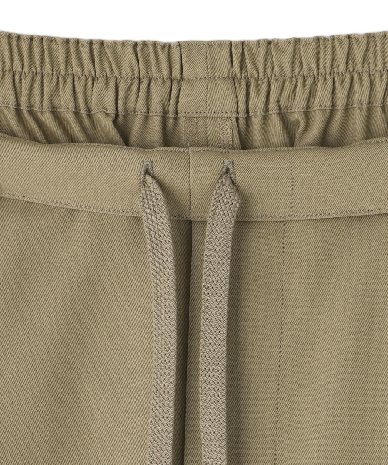 YLEVE / HIGH TWISTED COTTON GABA EASY TROUSERS
