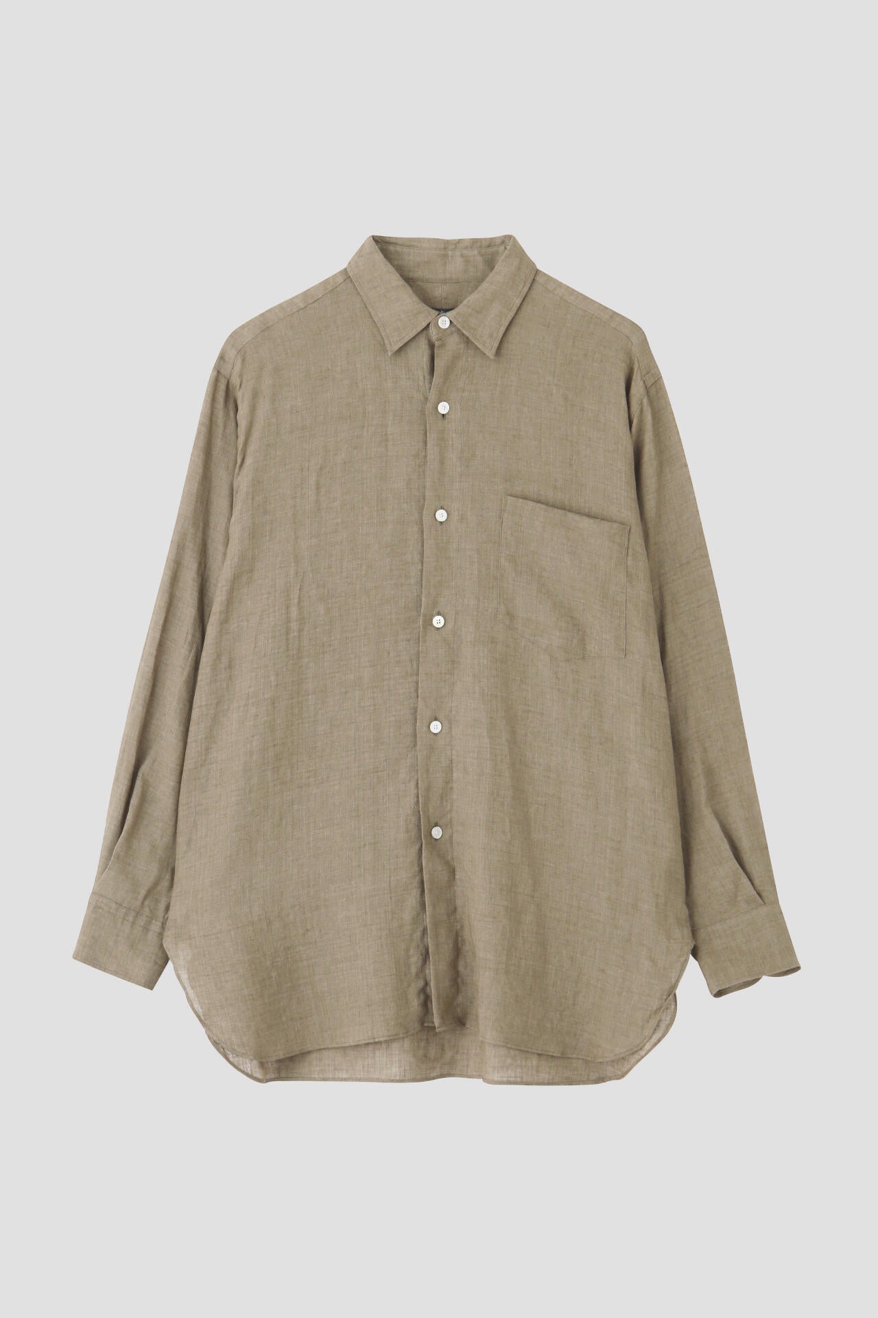 YLEVE / LINEN POPLIN SHIRT