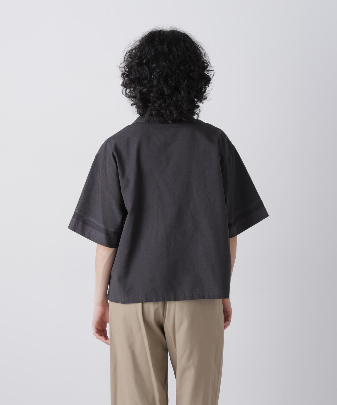 YLEVE / DOBBY STRIPE CHAMBRAY SHIRT