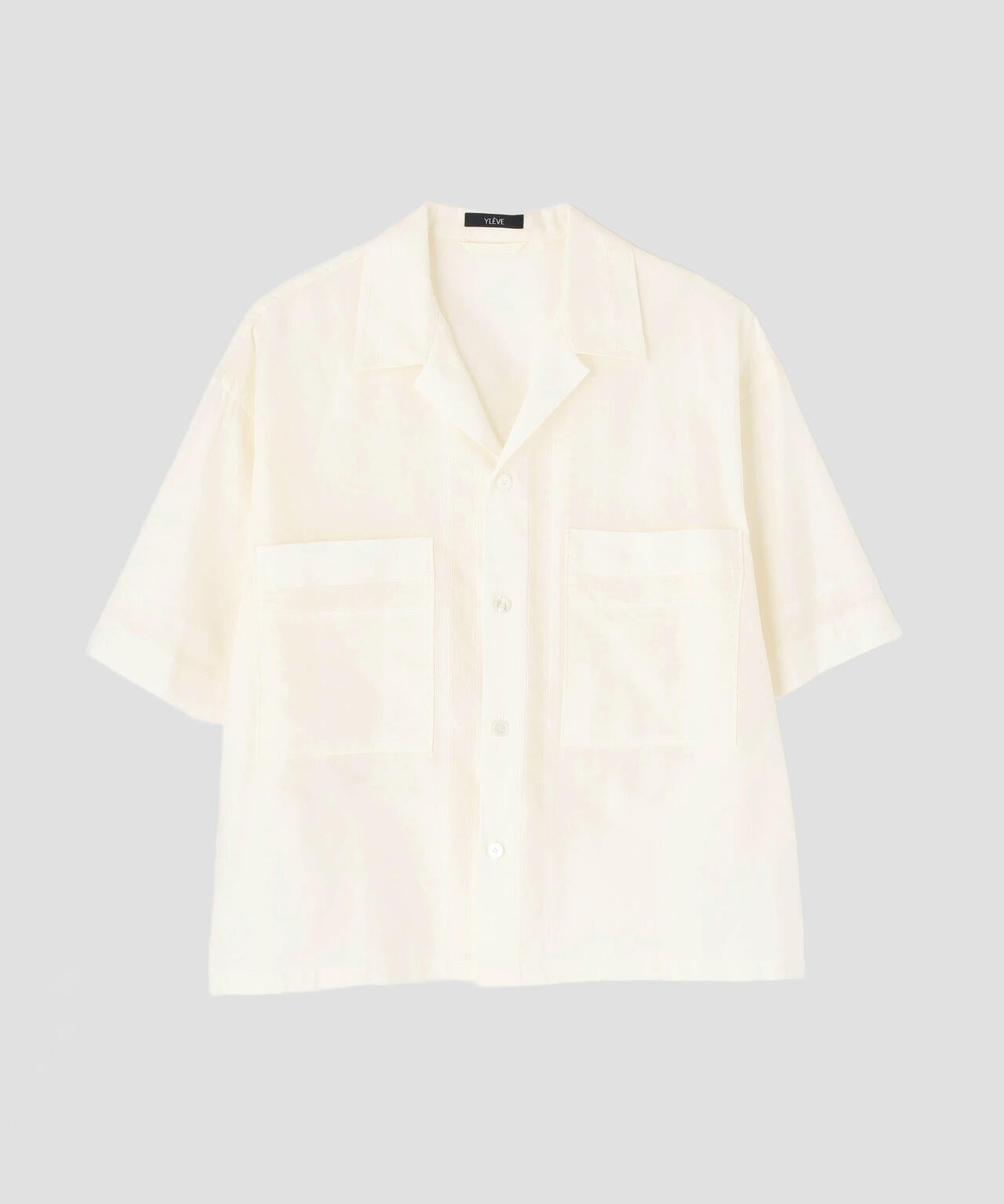 YLEVE / DOBBY STRIPE CHAMBRAY SHIRT