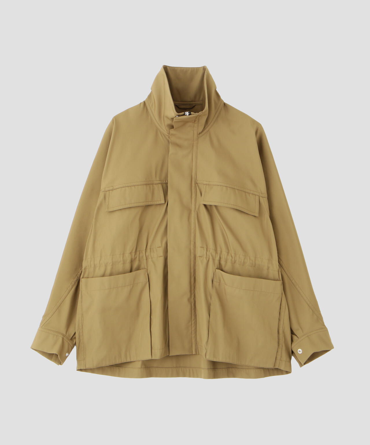 YLEVE / HIGH COUNT DOUBLE TWILL POLYESTER BLOUSON