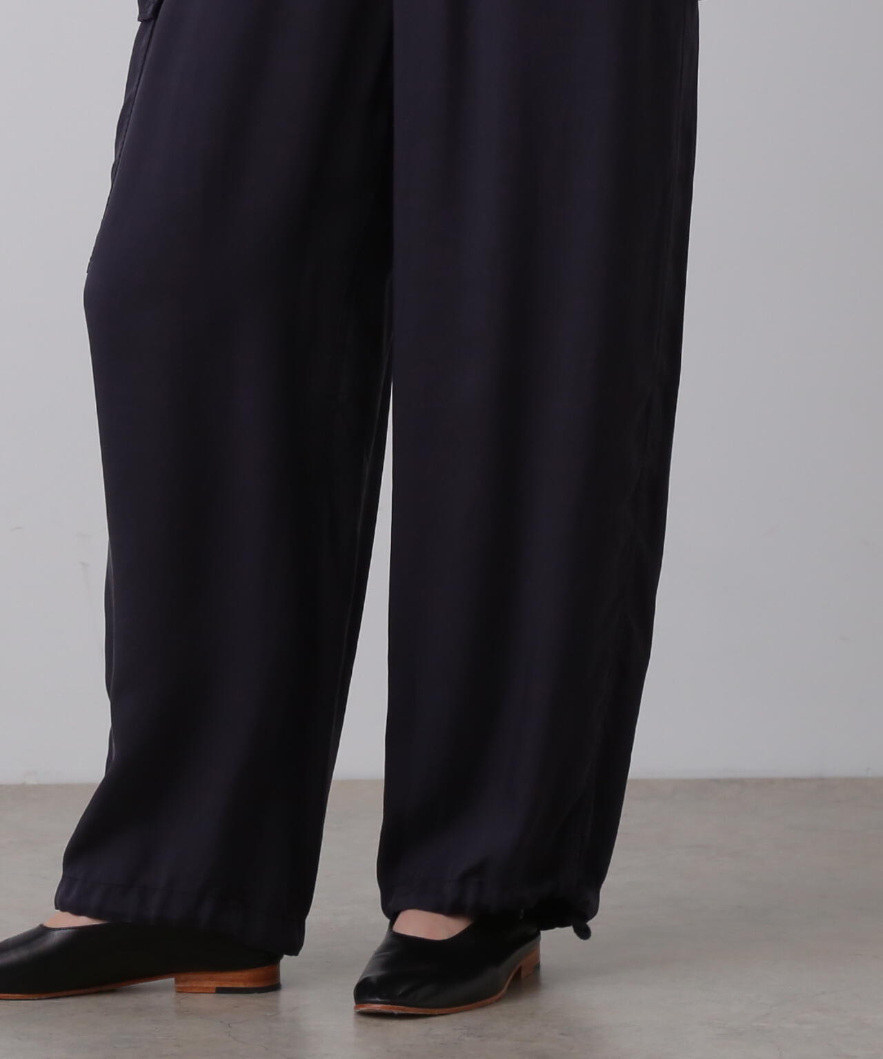 YLEVE / CUPRA TWILL GARMANT DYE EASY CARGO TROUSERS
