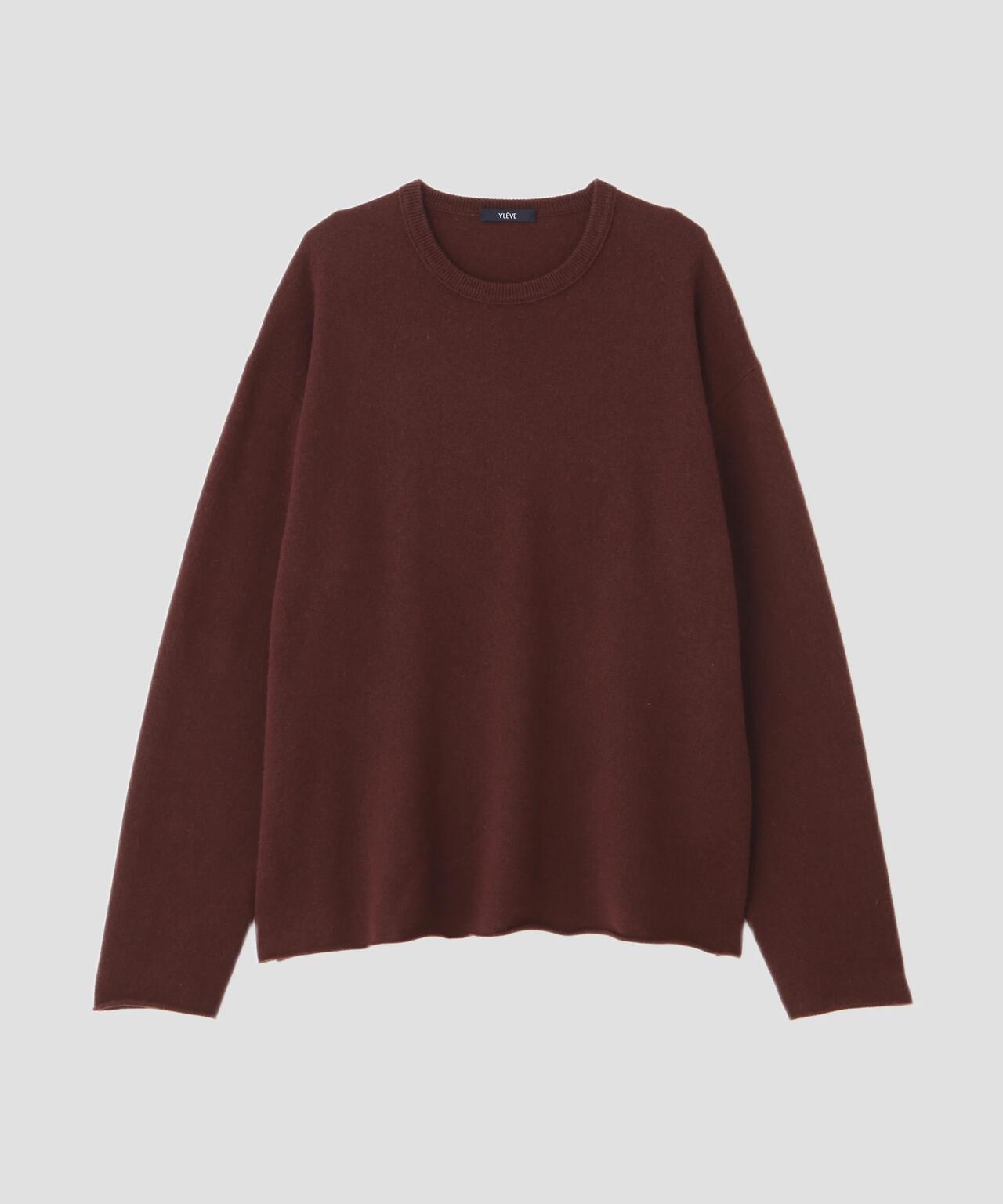 YLEVE / CASHMERE KNIT T‐SHIRT