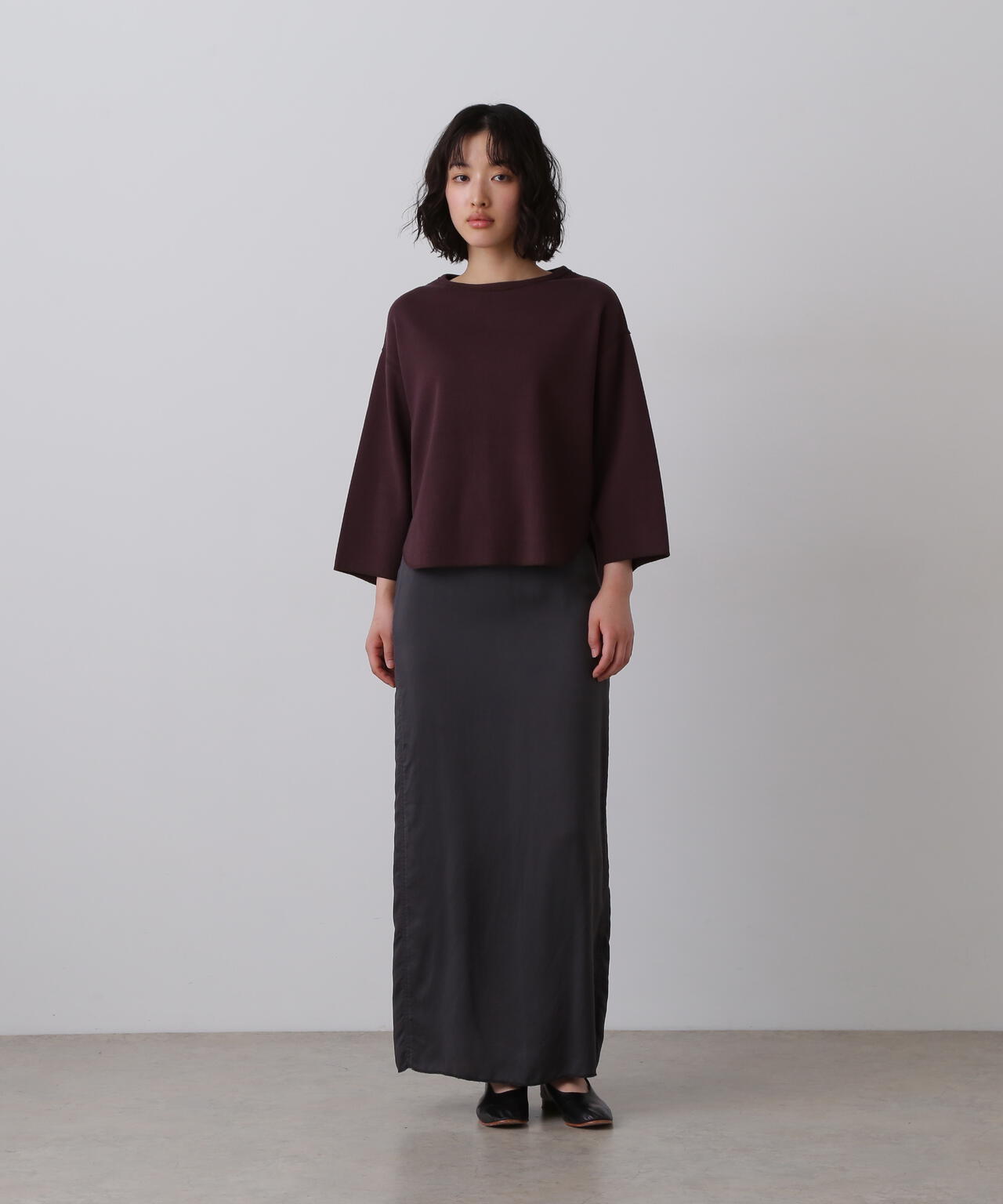 YLEVE / COTTON RIB PULL OVER