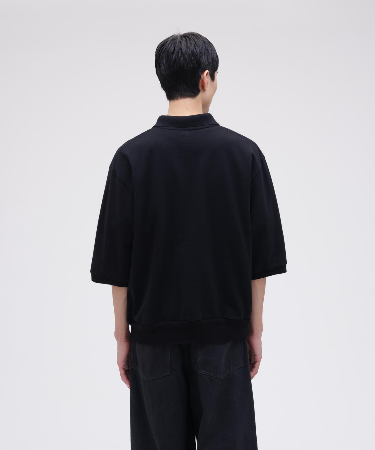 blurhms / COTTON SILK NEP SKIPPER CROPPED SLEEVE