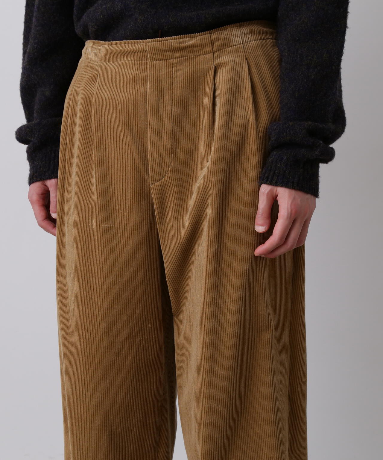 YLEVE / ORGANIC COTTON WALE CORDUROY TROUSERS