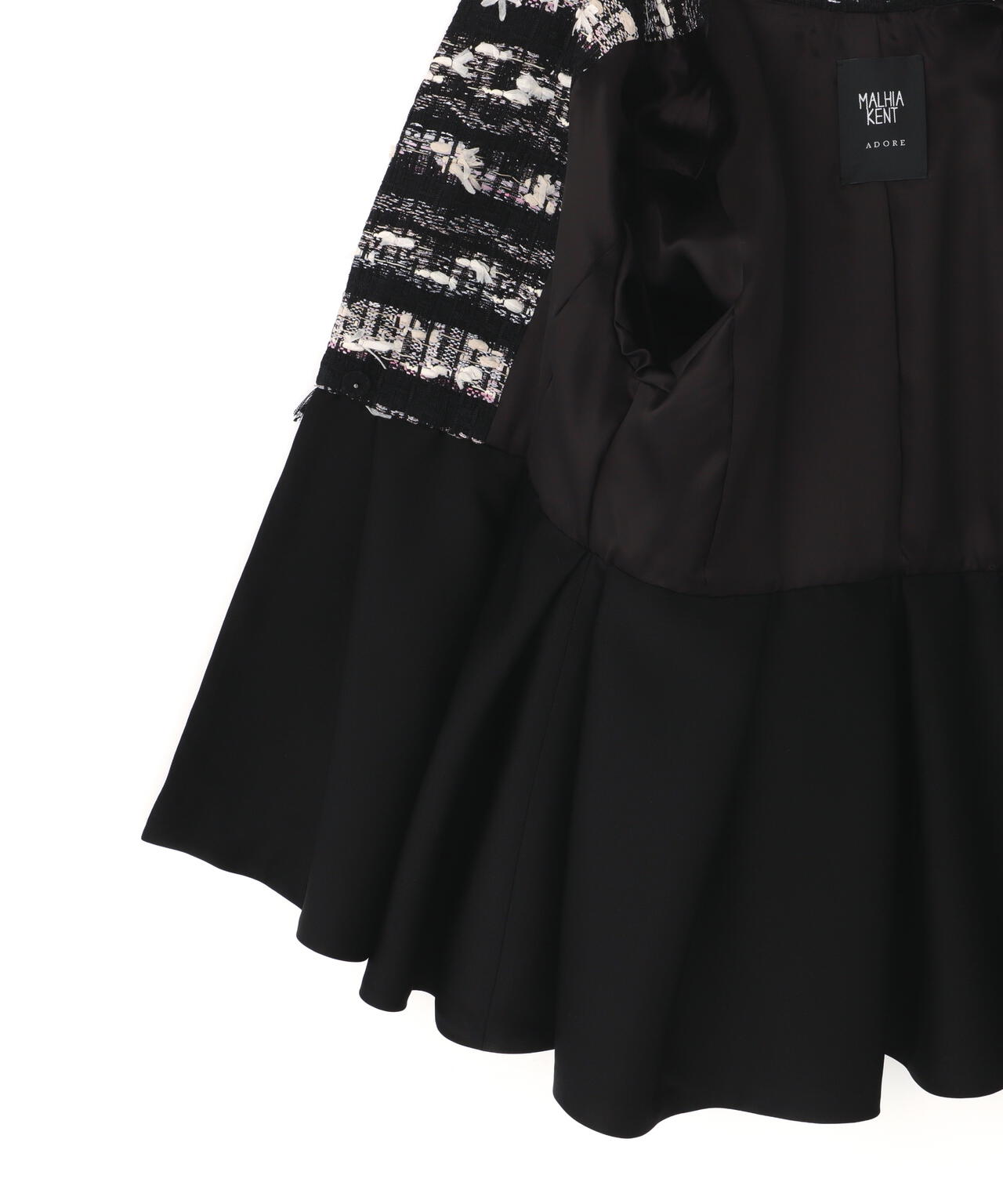 <BLACK LABEL>【MALHIA】ヘイジーサクラツィードジャケット