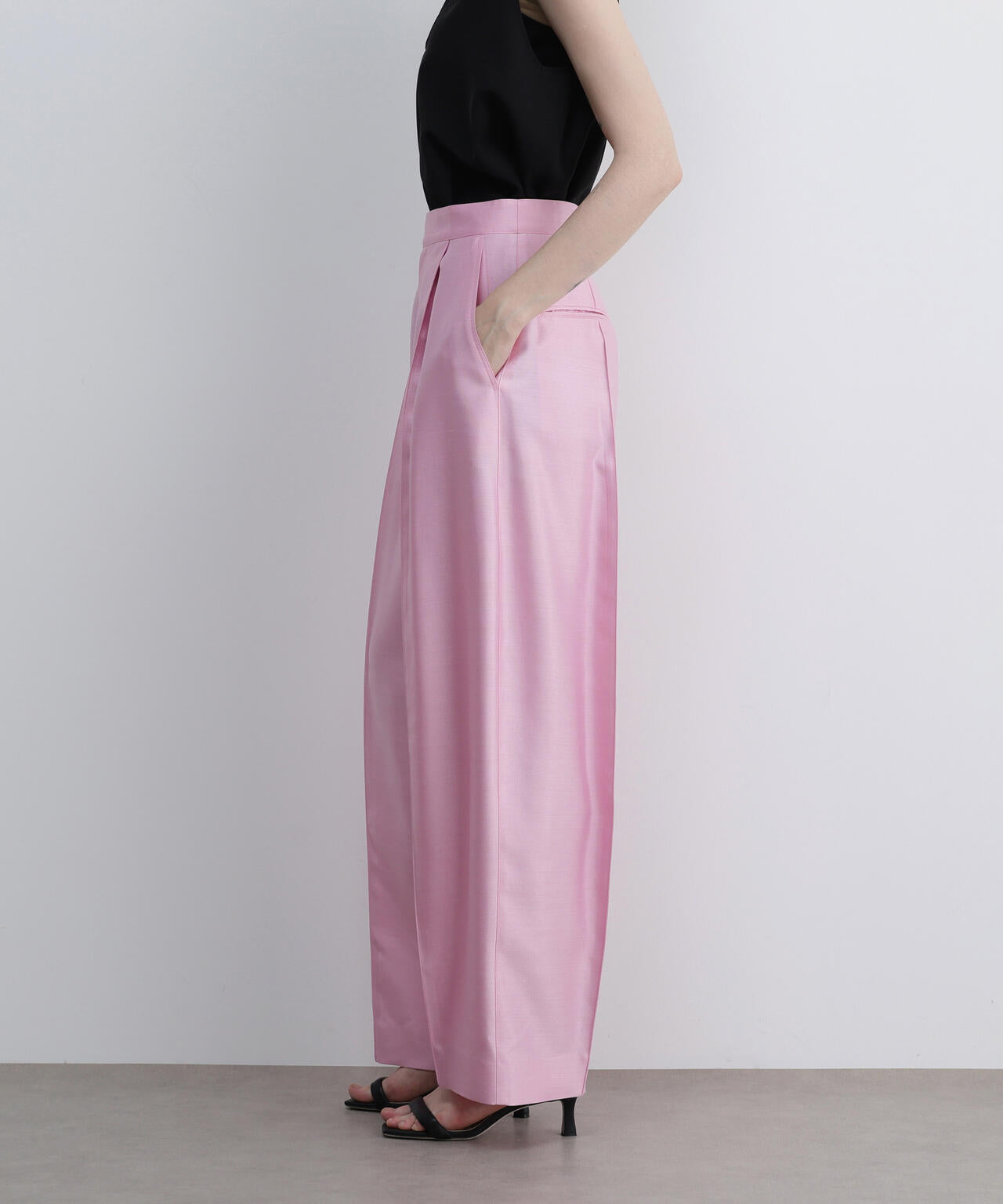 <UNiPH>シルクウールツイルパンツ