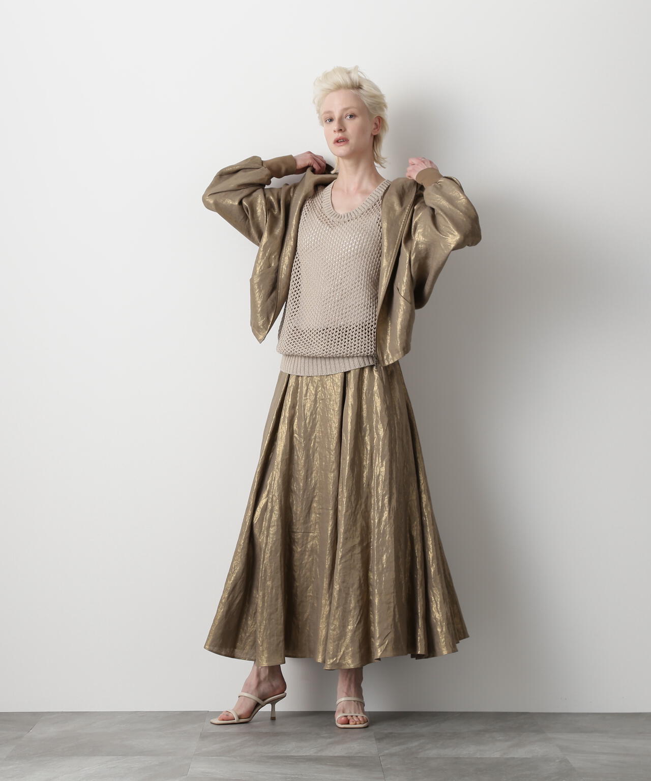 Foil Printed Skirt