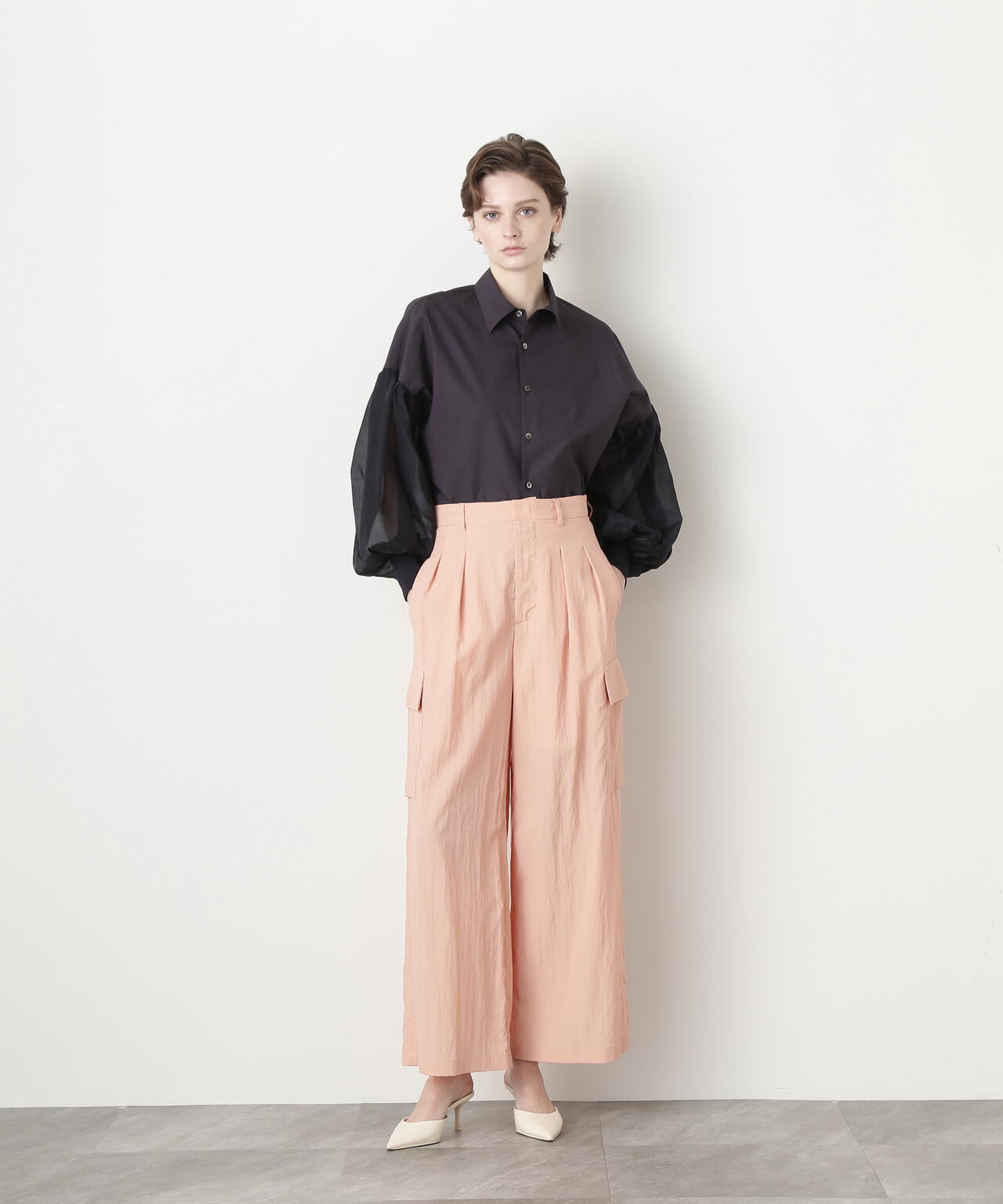 Nylon Stretch Cargo Pants