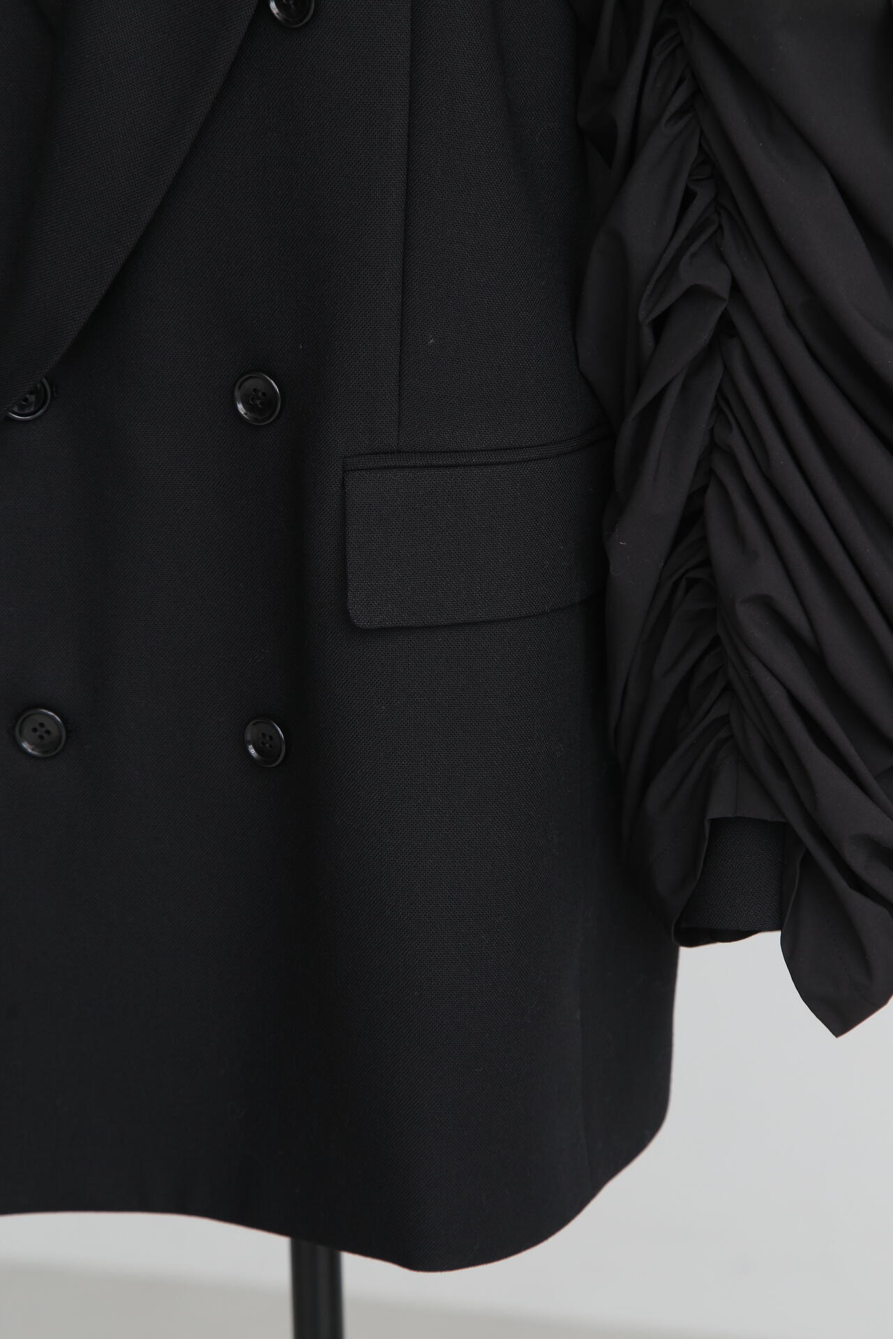 Detachable Sheer Sleeve Jacket