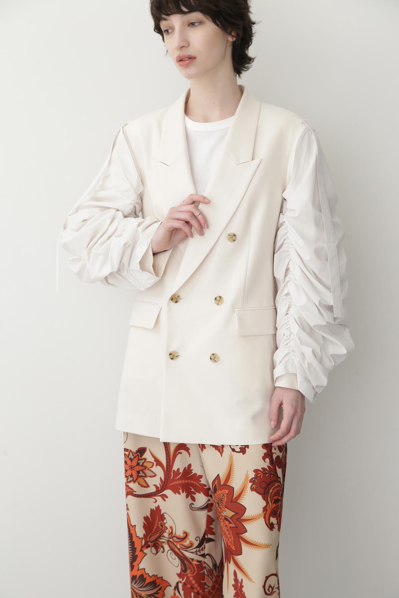 Detachable Sheer Sleeve Jacket