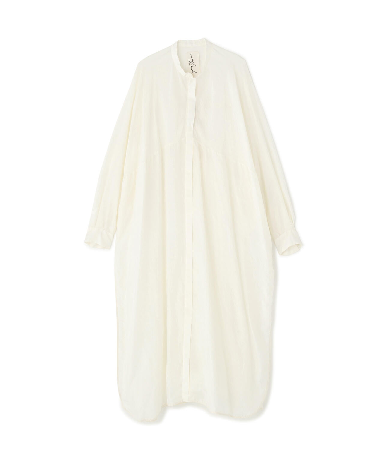 quitan / SILK KHADI AO DAI LONG BAND COLLAR SHIRT