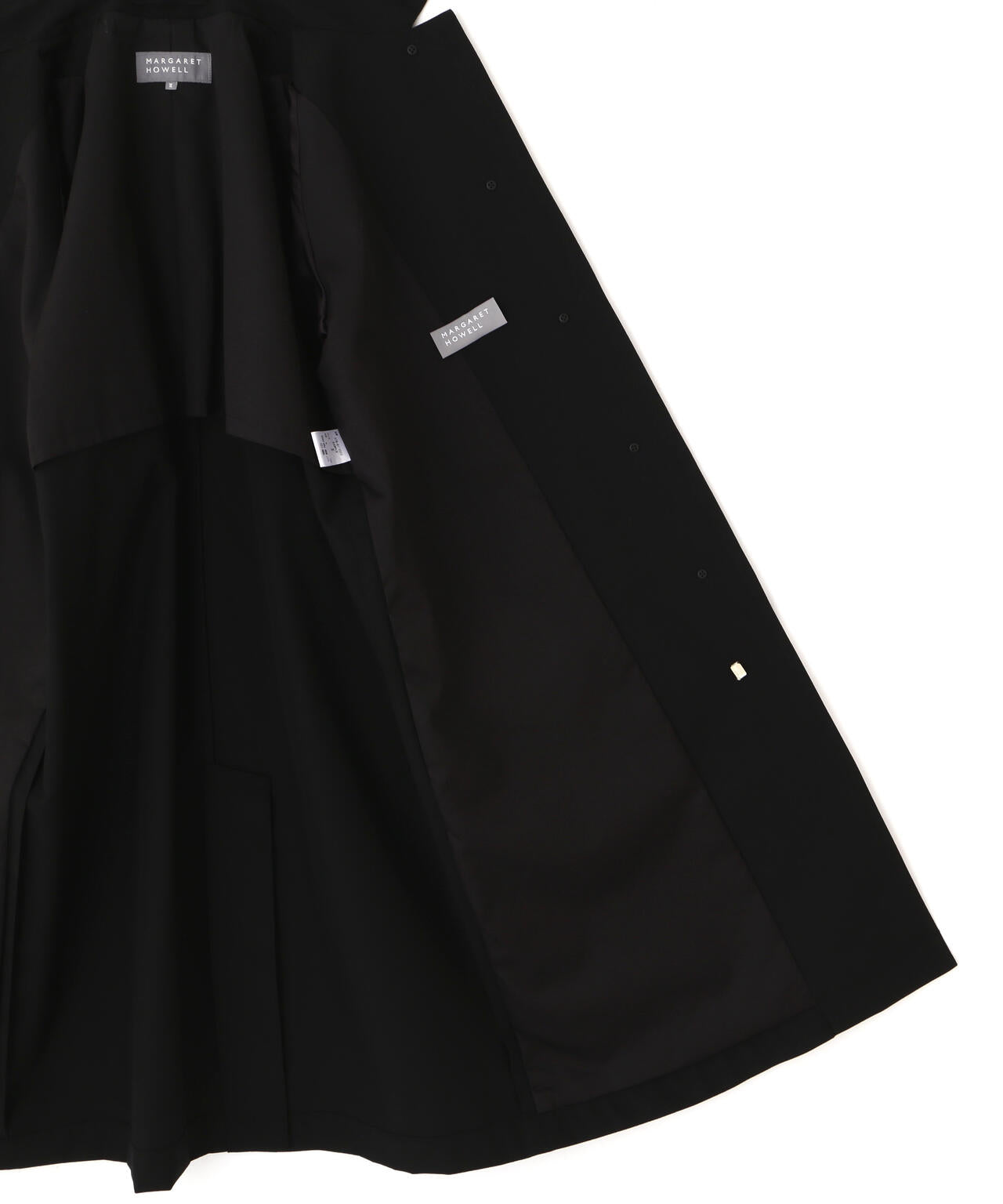 WOOL POPLIN COAT