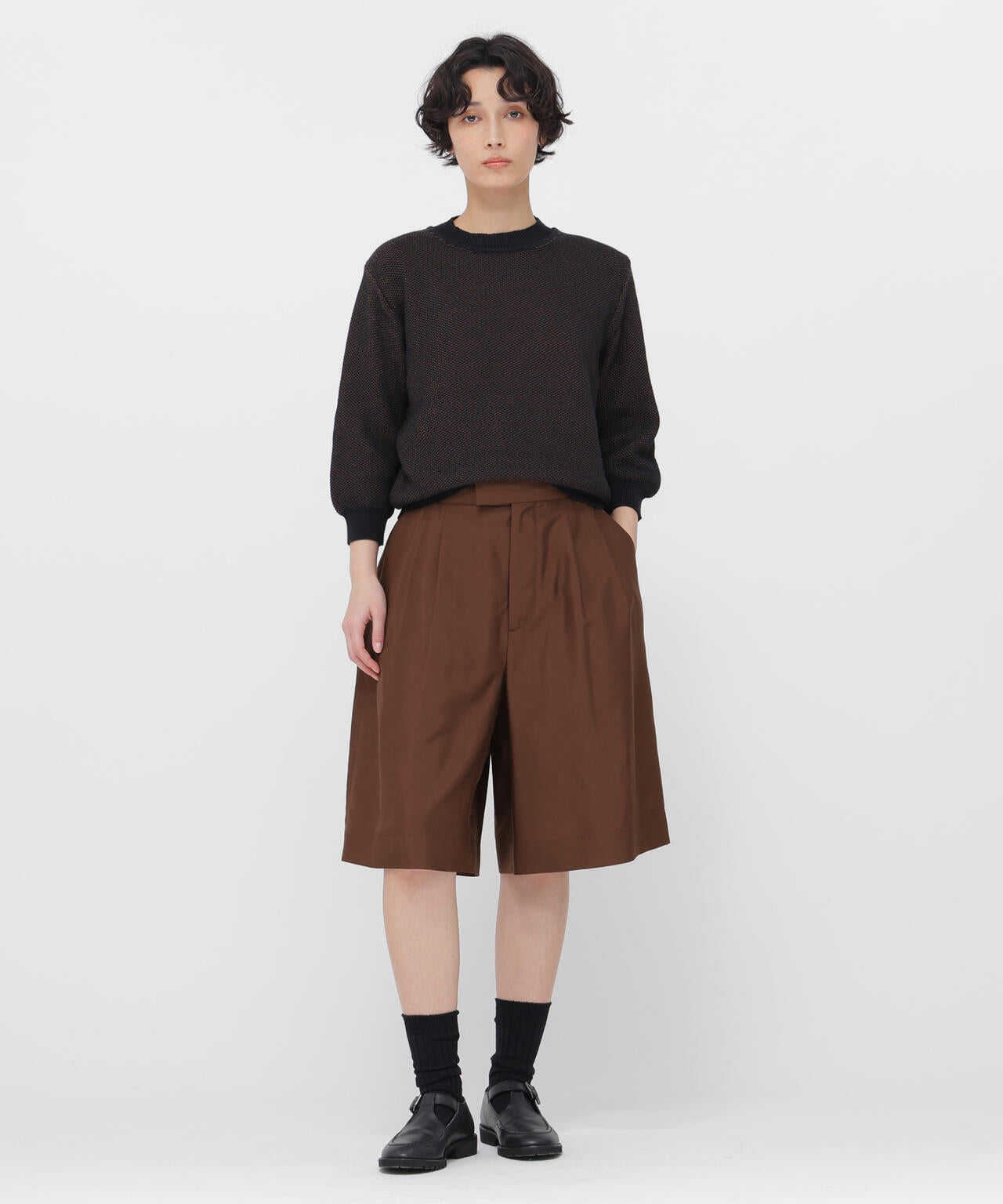 MATT SILK TROUSERS