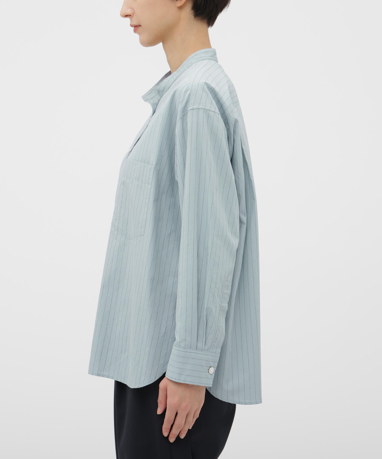 SIMPLE STRIPE COTTON SHIRT