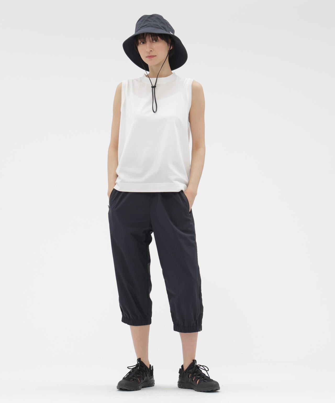 HIGHDENCE PIQUE JERSEY TOP