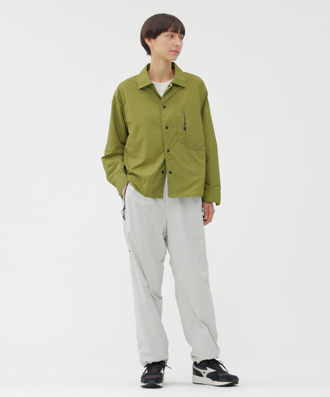 RECYCLE NYLON COMPACT RIPSTOP TROUSERS