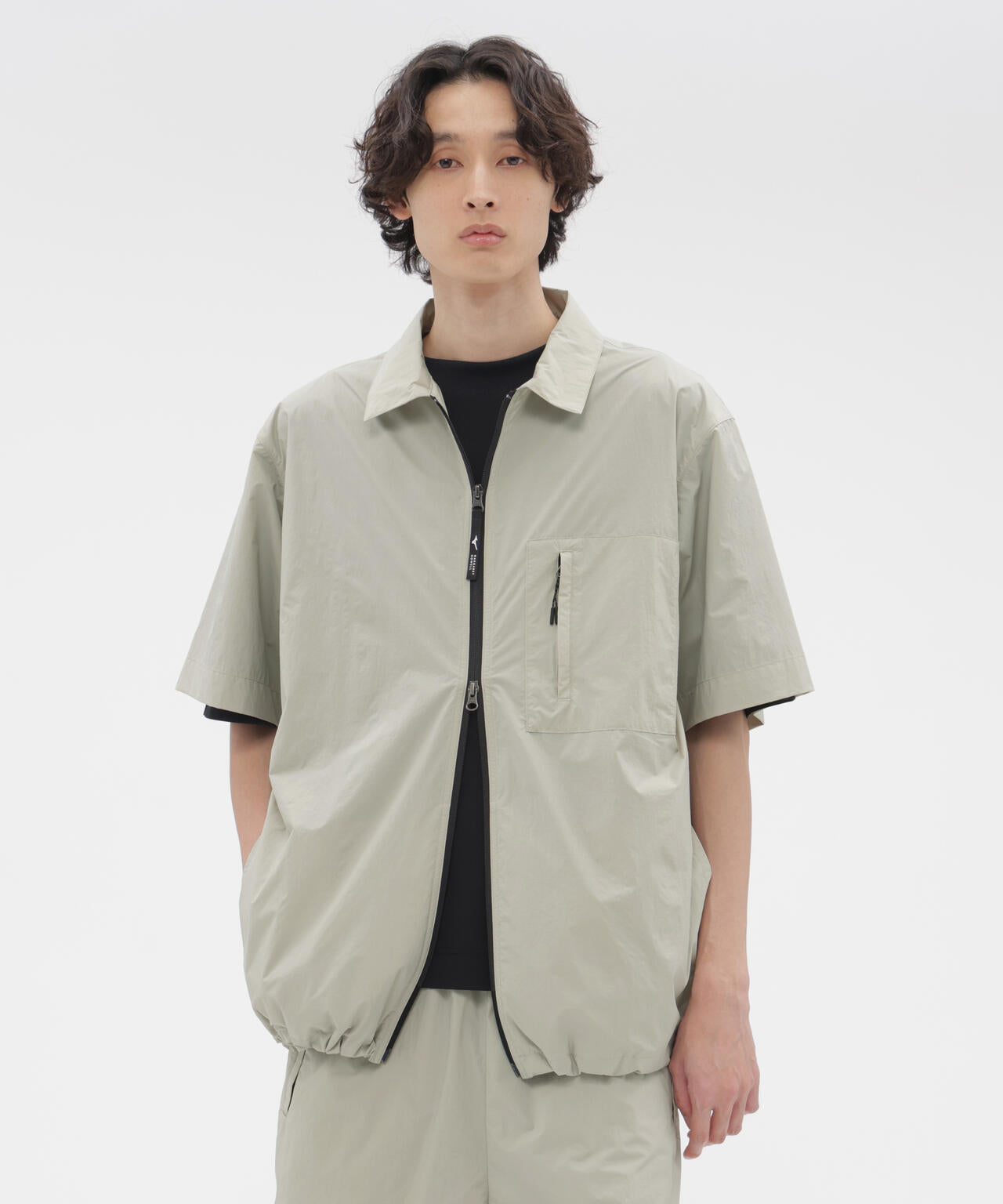 WATER REPELLENT LIGHTWEIGHT NYLON POPLIN SHIRT