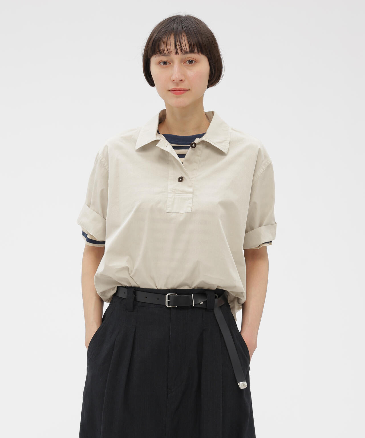 COMPACT COTTON POPLIN SHIRT