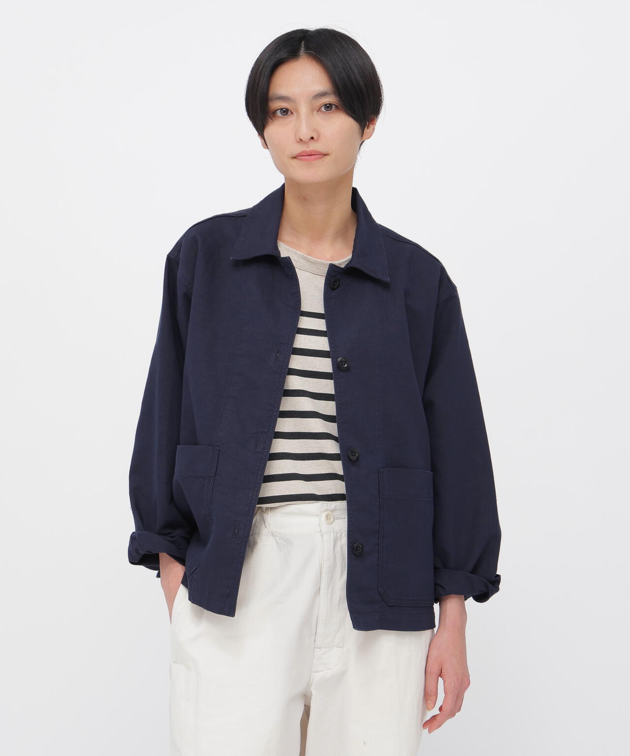 COTTON HEMP OXFORD SHIRT