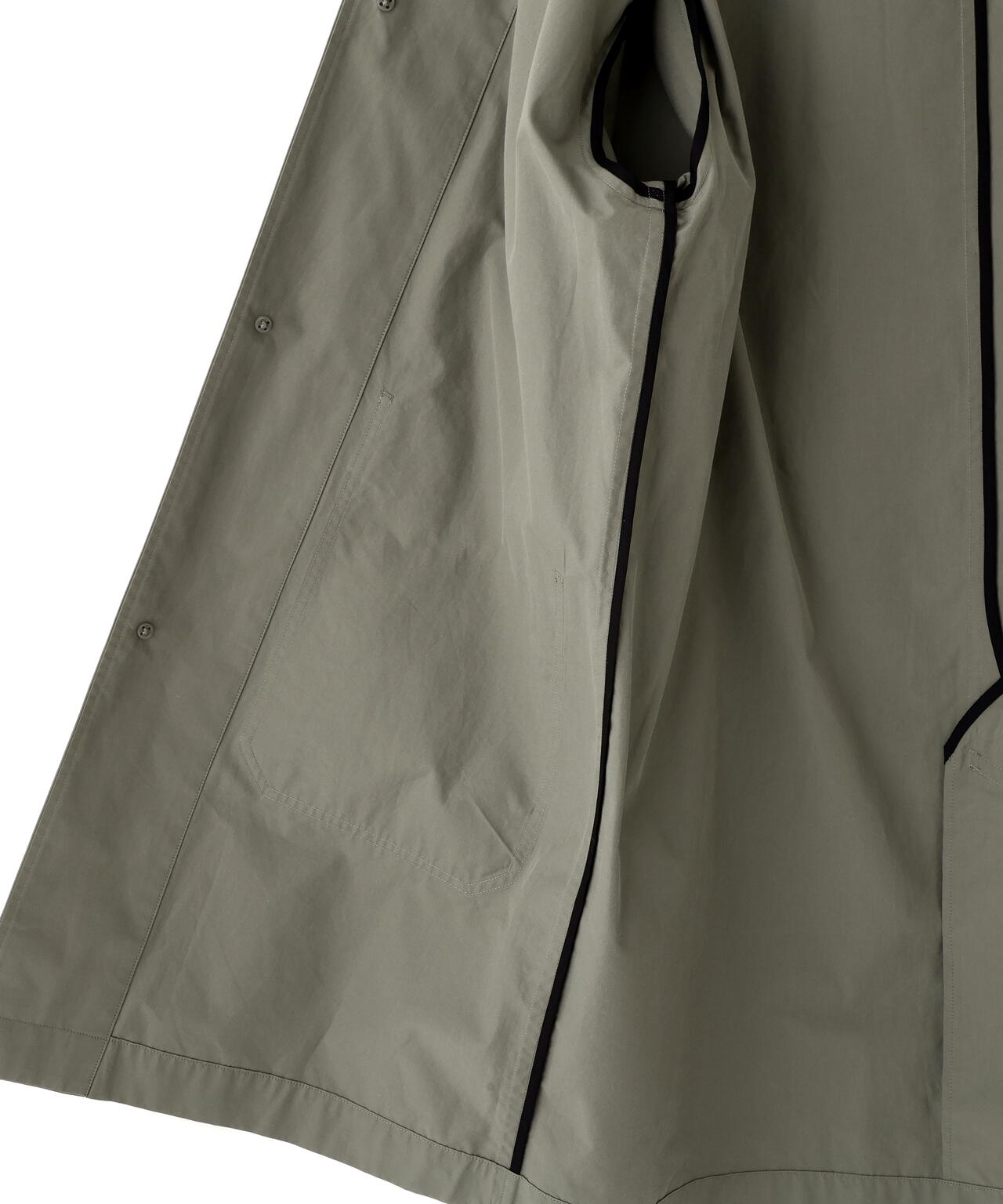 PROOFED COTTON POPLIN COAT