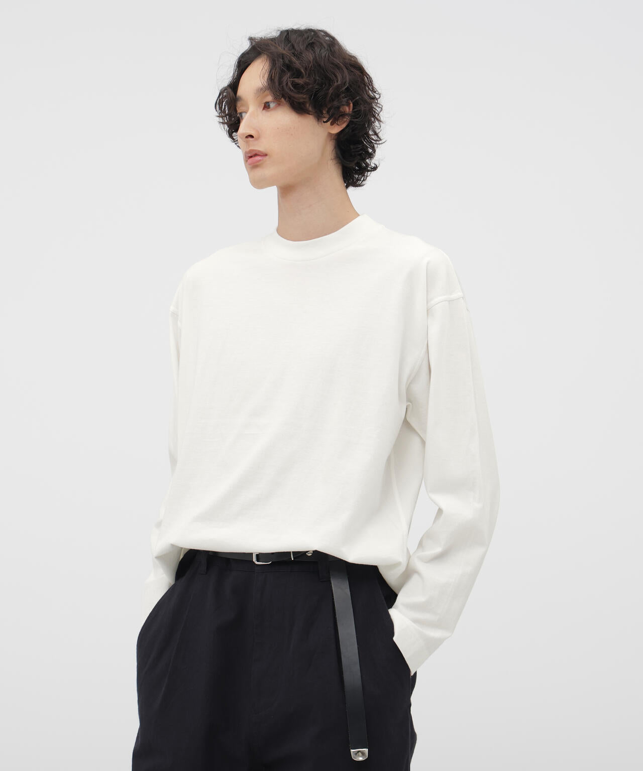 SMOOTH COTTON JERSEY TOP