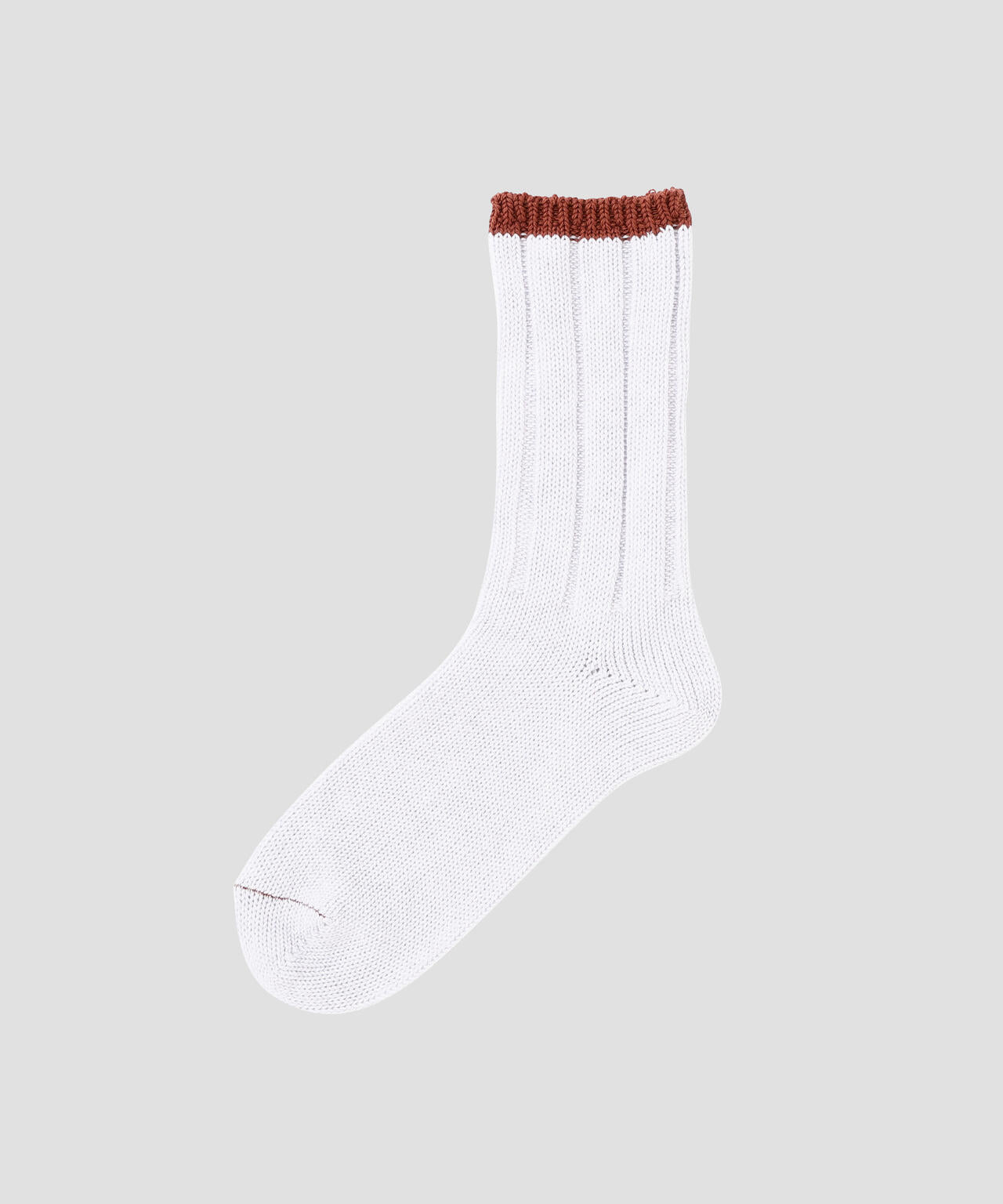TIPPED COTTON RIB SOCKS