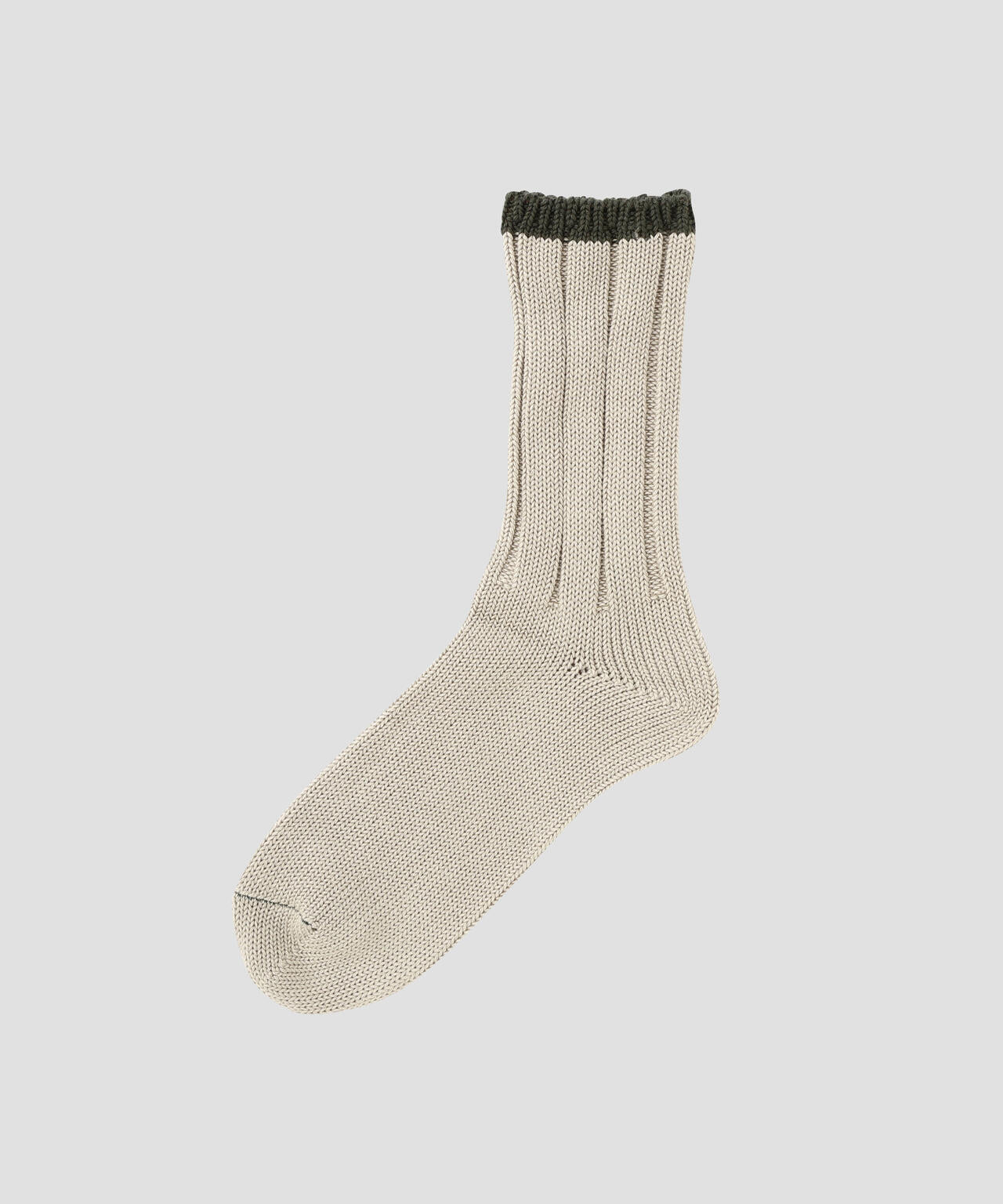 TIPPED COTTON RIB SOCKS