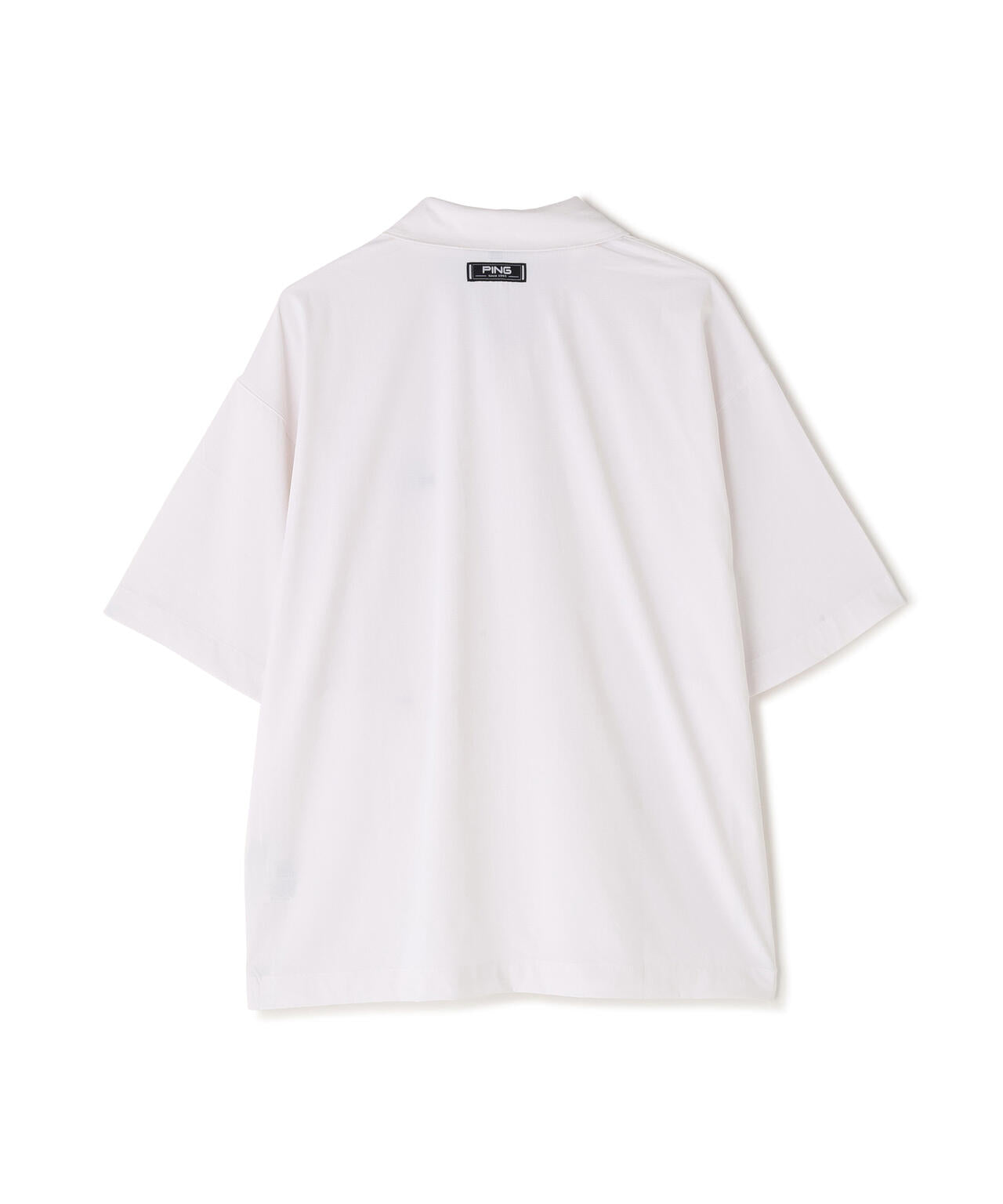 【PING APPAREL】ストレッチリップストップ半袖フルジップシャツ <NATIVE> (MENS)