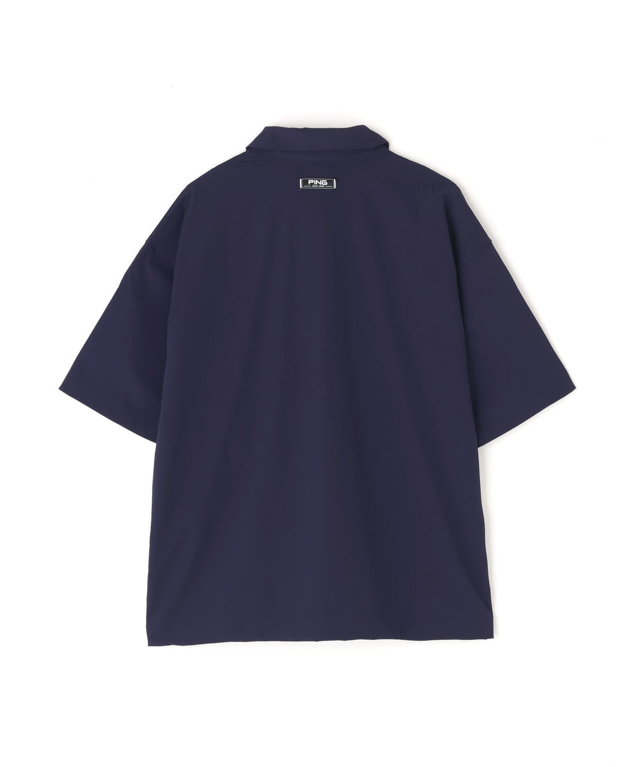 【PING APPAREL】ストレッチリップストップ半袖フルジップシャツ <NATIVE> (MENS)