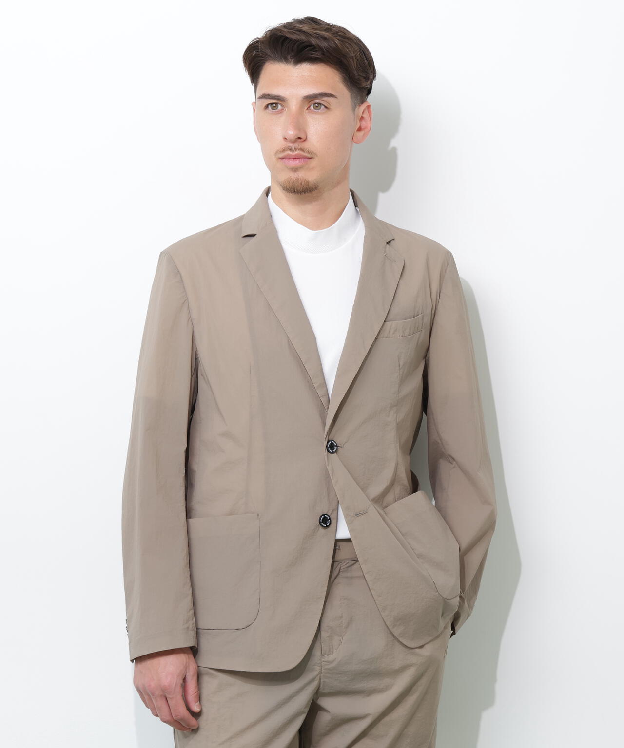 【PING APPAREL】ドライタッチナイロンストレッチタフタジャケット <GOLD> (MENS)