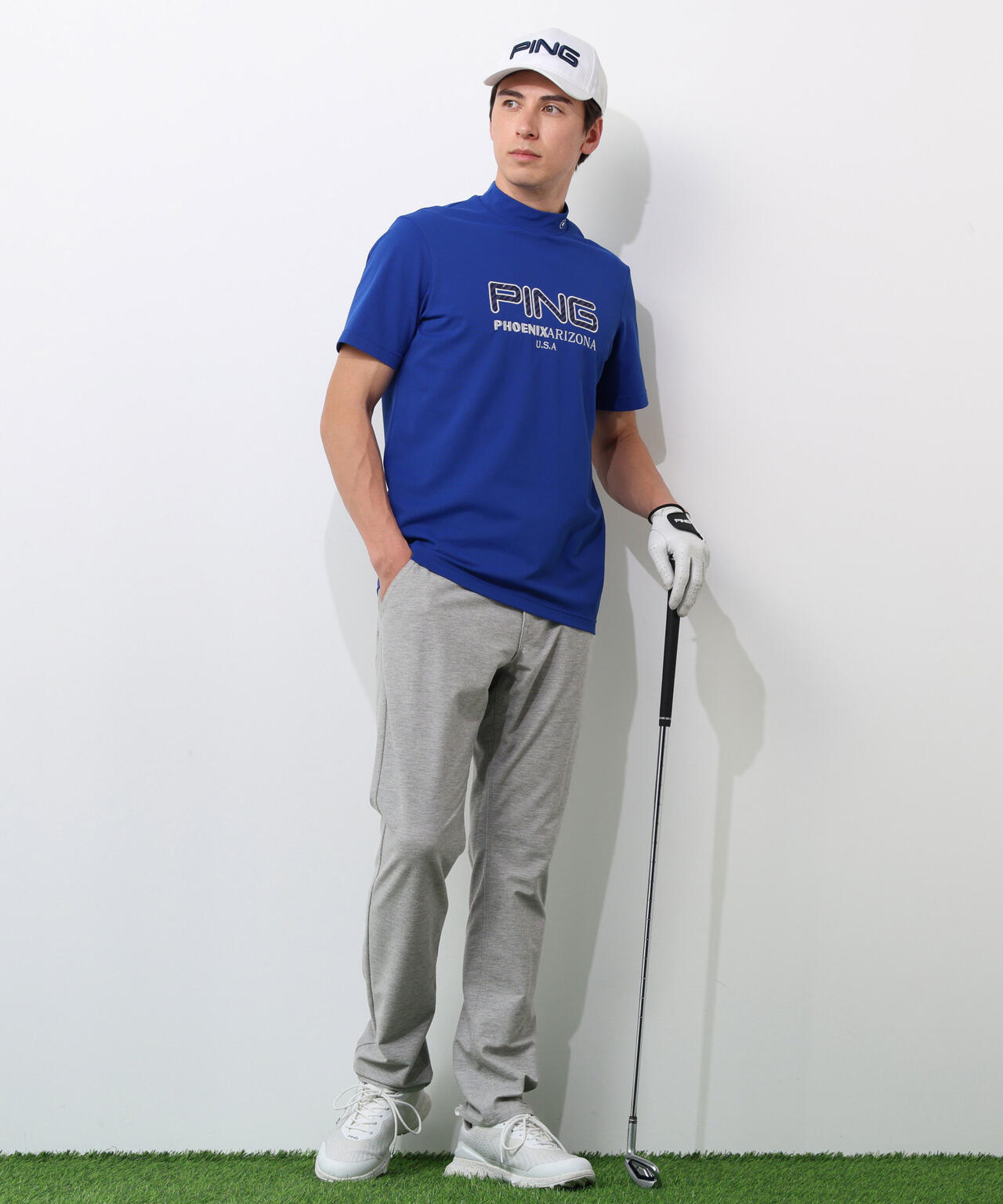 【PING APPAREL】全方向ストレッチツイルテーパードパンツ <NATIVE> (MENS)
