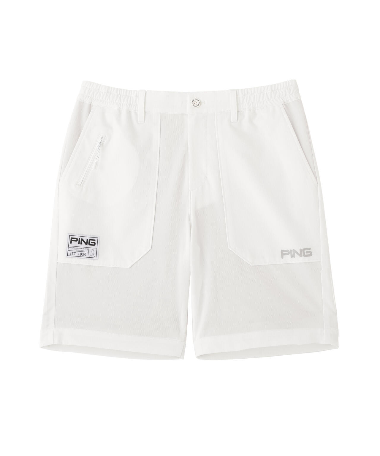 【PING APPAREL】全方向ストレッチドライタッチリップストップショートパンツ <GOLD> (MENS)