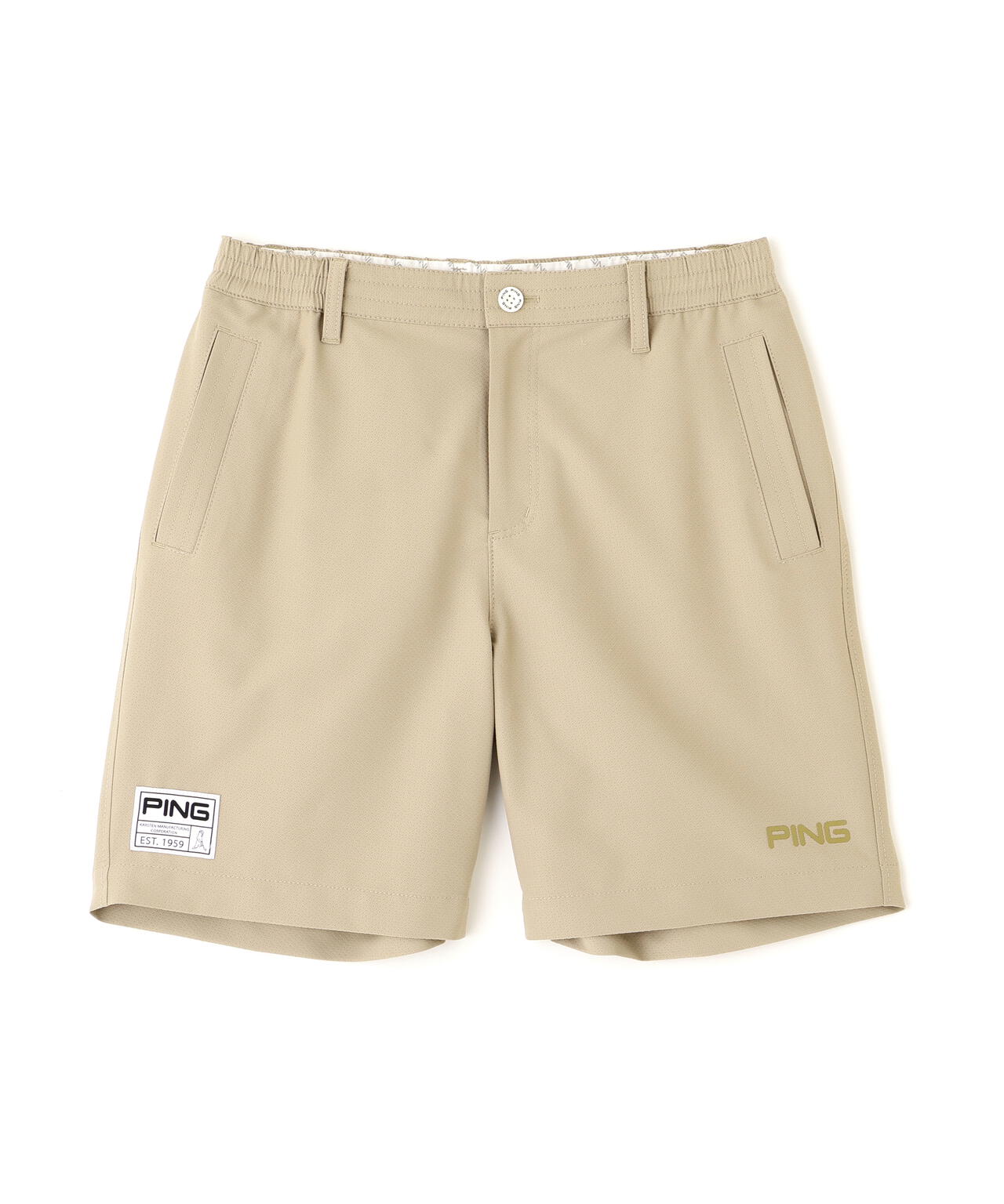 【PING APPAREL】ストレッチドビーショートパンツ <GOLD> (MENS)