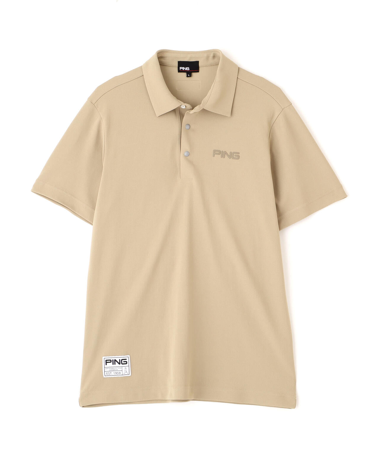 【PING APPAREL】スーパーシェルター06半袖ポロシャツ <GOLD> (MENS)