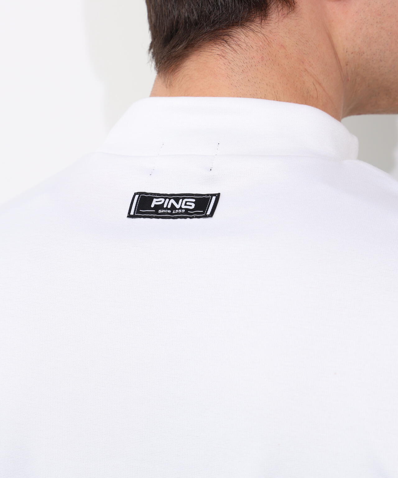 【PING APPAREL】冷感ポンチハイネックシャツ <NATIVE> (MENS)
