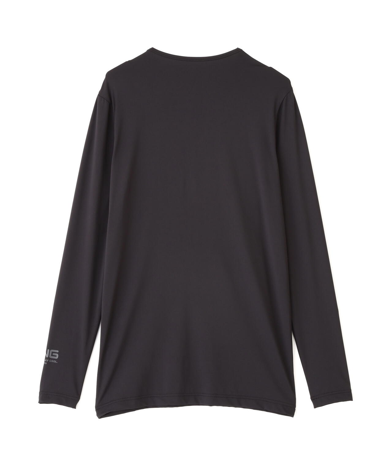 【PING APPAREL】ベア天竺UVカットUネック長袖インナーシャツ <GOLD> (MENS)