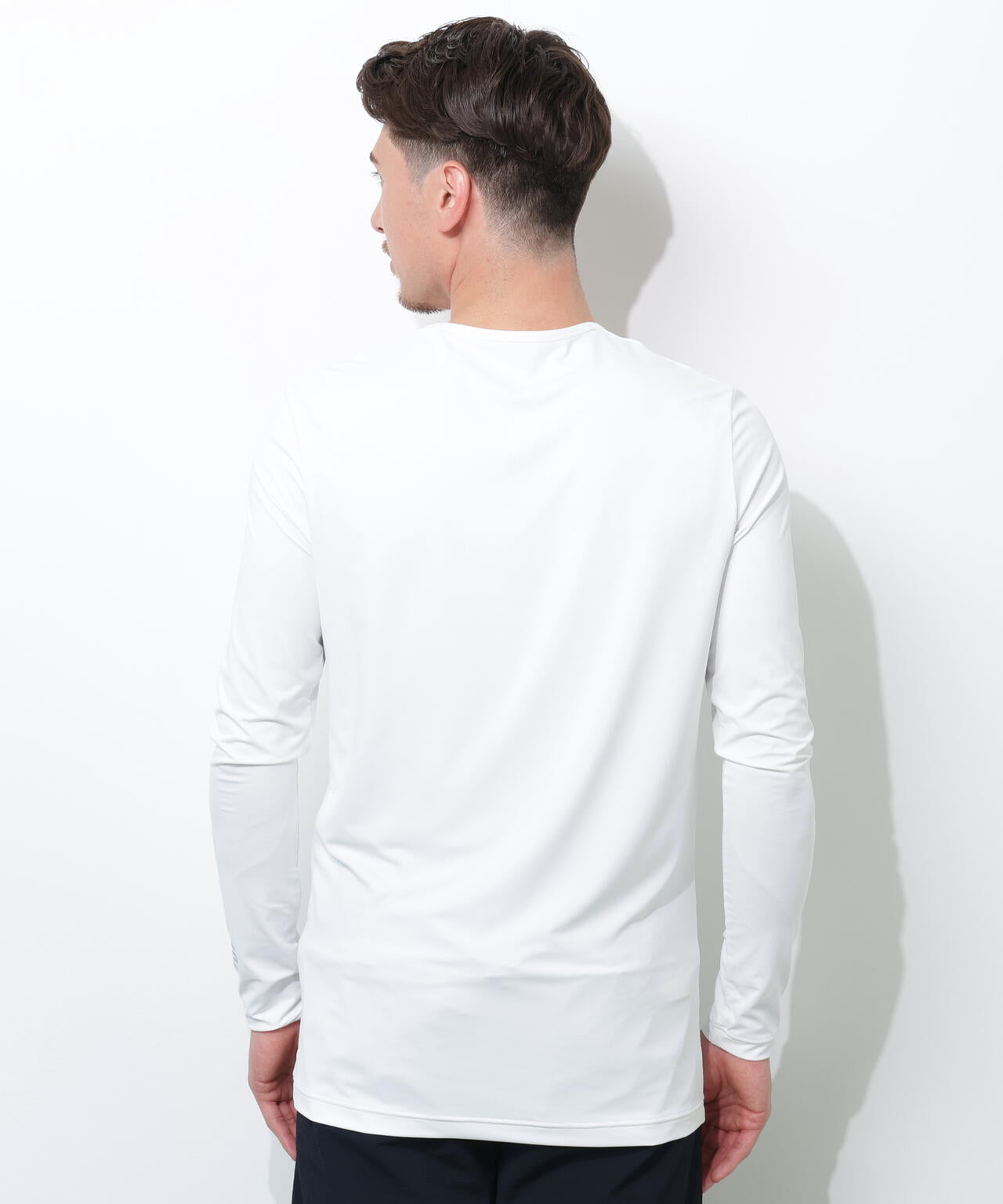【PING APPAREL】ベア天竺UVカットUネック長袖インナーシャツ <GOLD> (MENS)