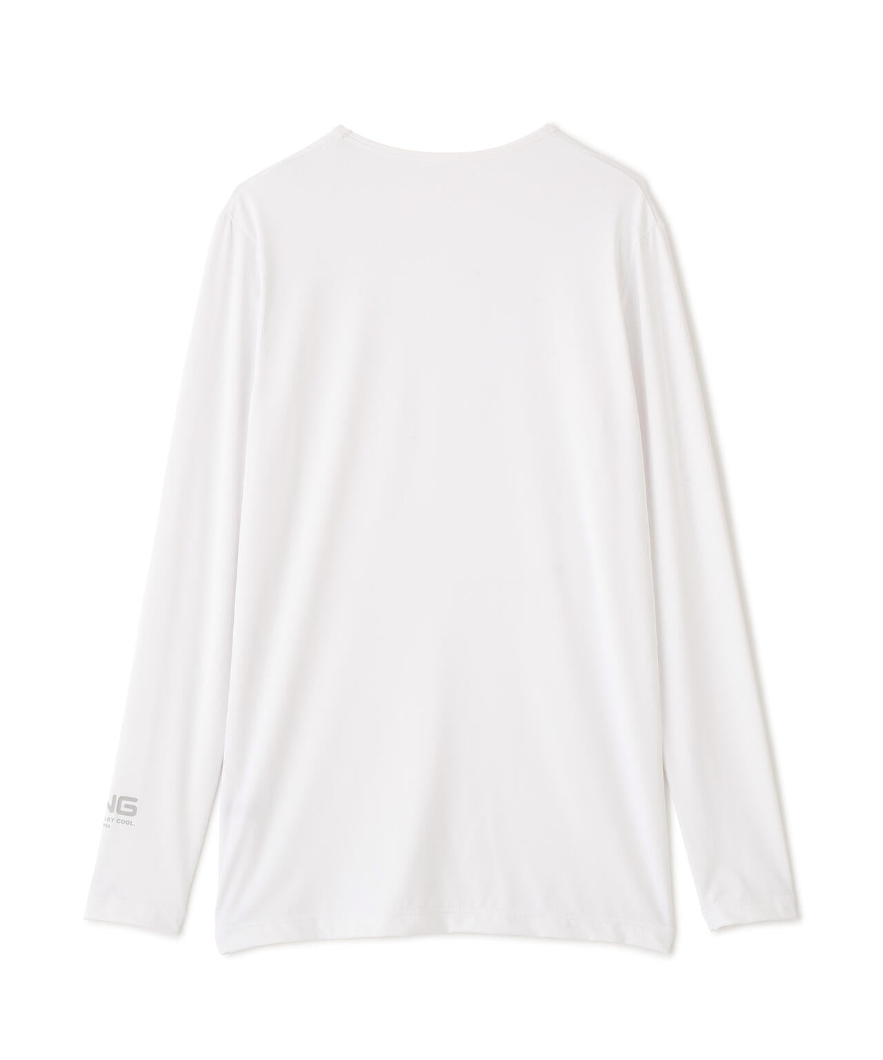【PING APPAREL】ベア天竺UVカットUネック長袖インナーシャツ <GOLD> (MENS)