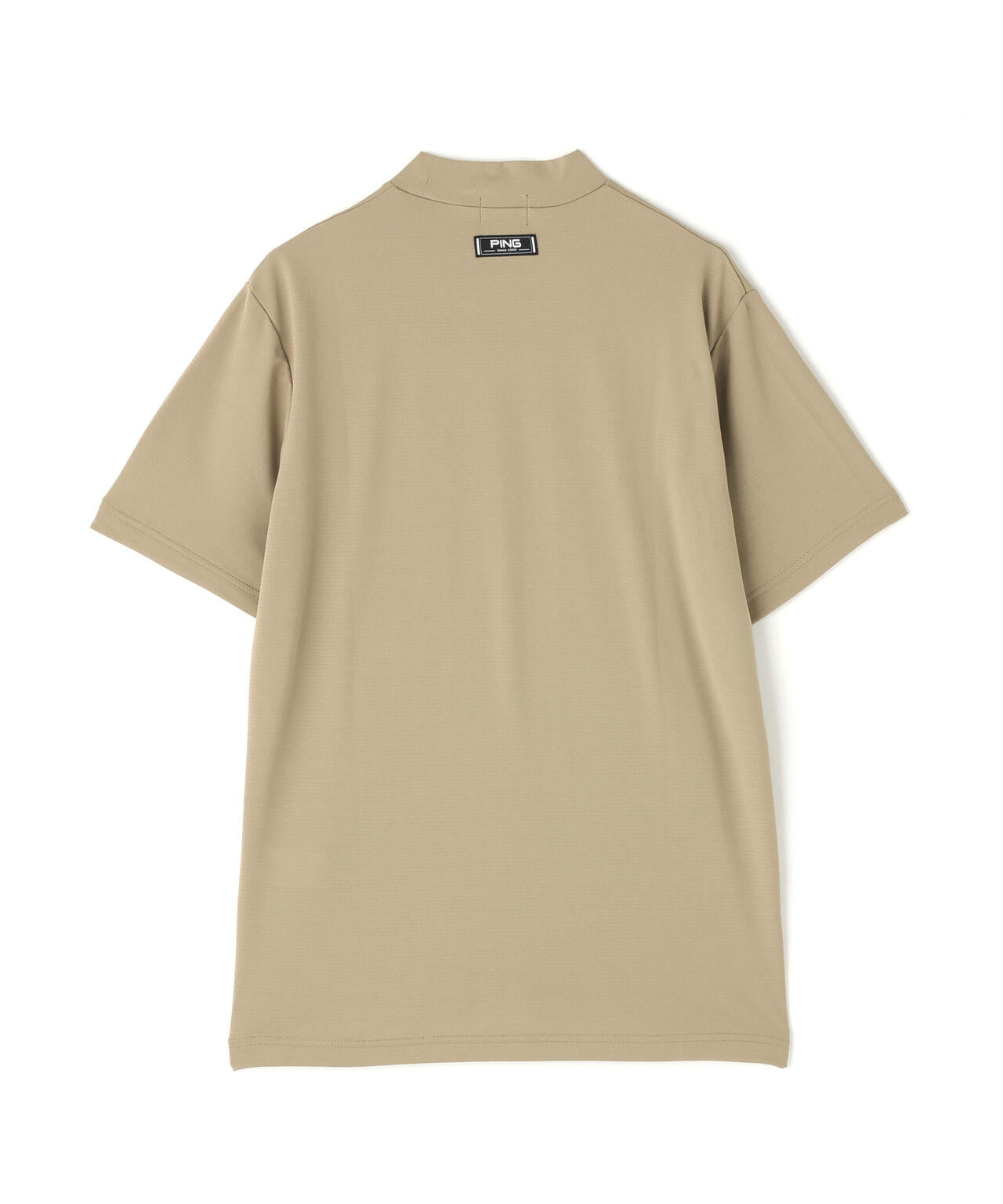 【PING APPAREL】SNAPTEXカノコインレーMr.PINGプリント半袖ハイネックカットソー <NATIVE> (MENS)