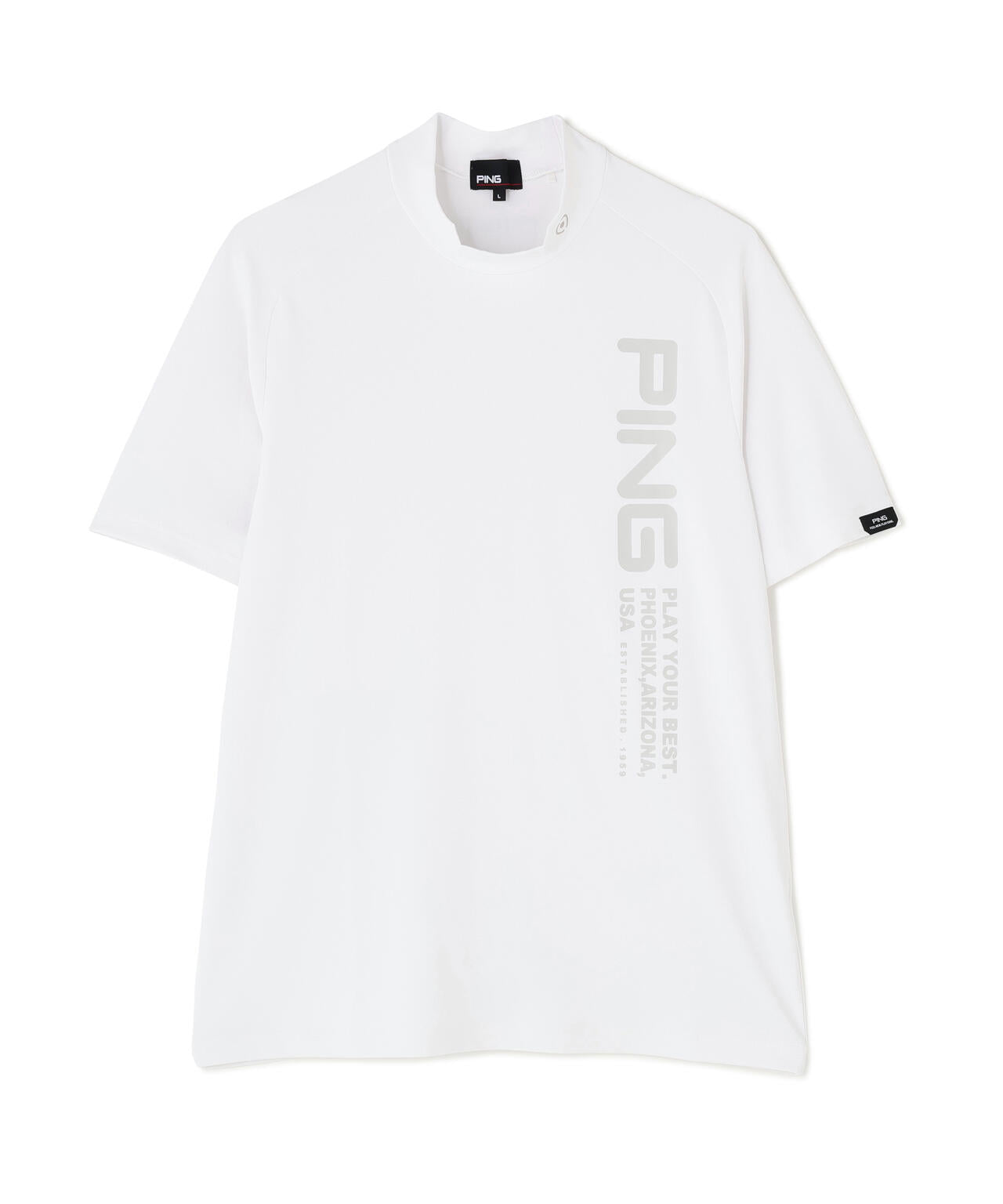 【PING APPAREL】テラカノコ半袖ハイネックシャツ <PERFORMANCE> (MENS)