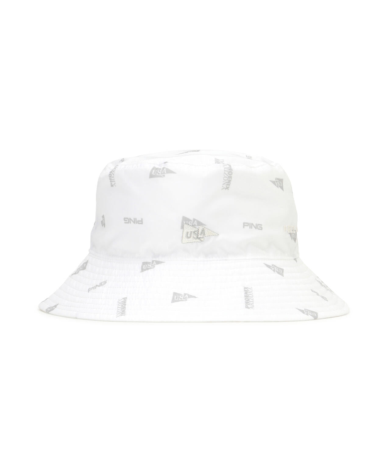 【PING APPAREL】USA FLAG総柄プリントリバーシブルハット <NATIVE> (UNISEX)