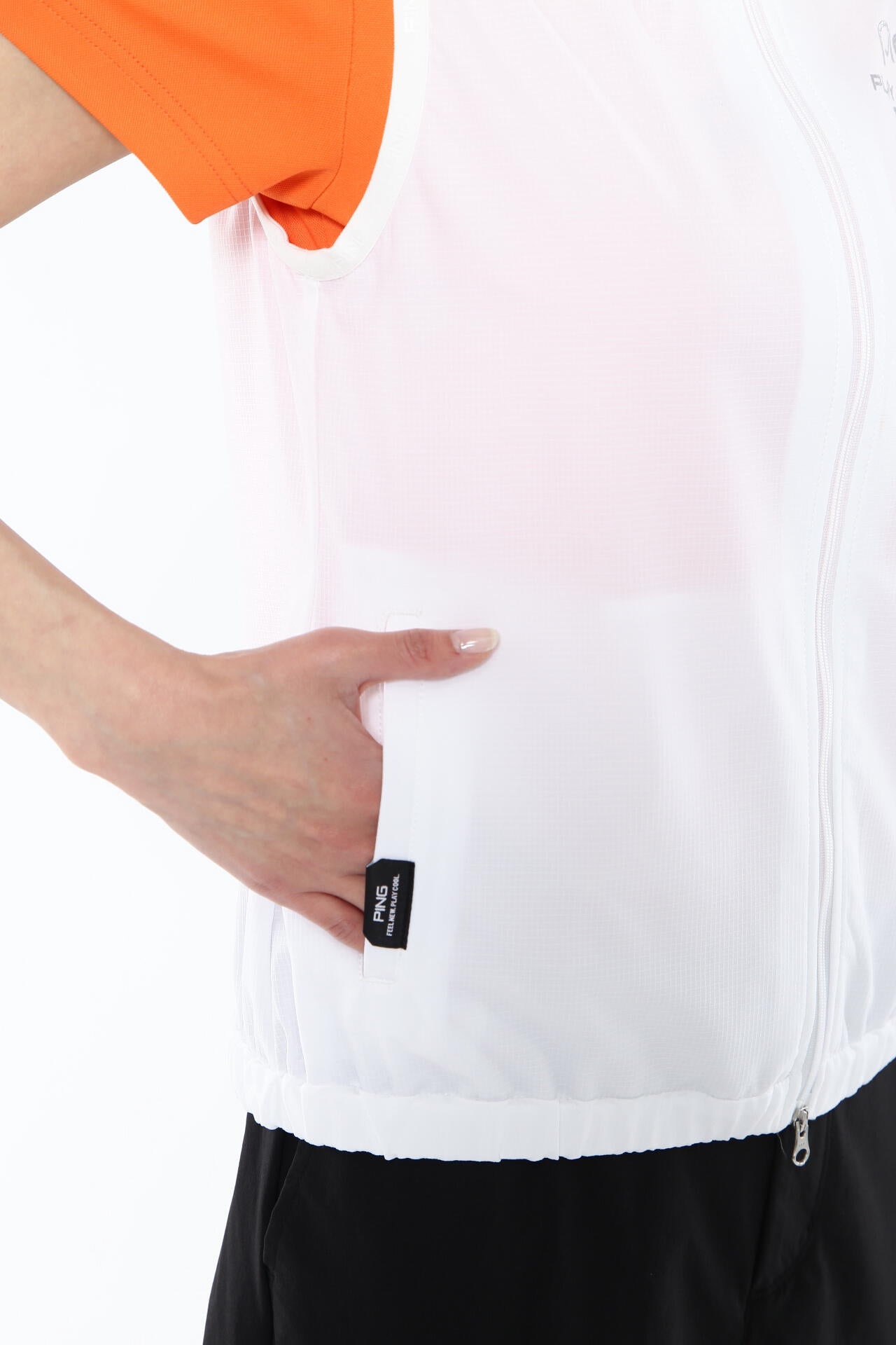 【PING APPAREL】【プルオーバー+ベスト】リップストップ ツインブルゾン <PERFORMANCE> (LADIES)