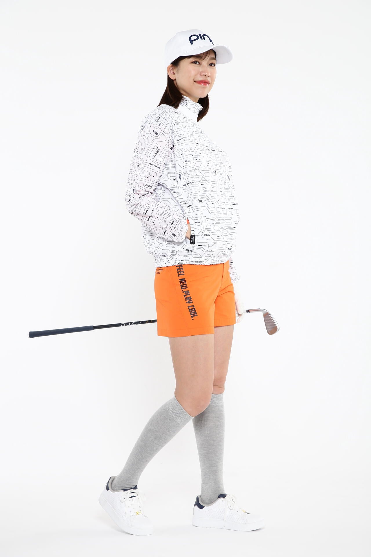【PING APPAREL】【プルオーバー+ベスト】リップストップ ツインブルゾン <PERFORMANCE> (LADIES)