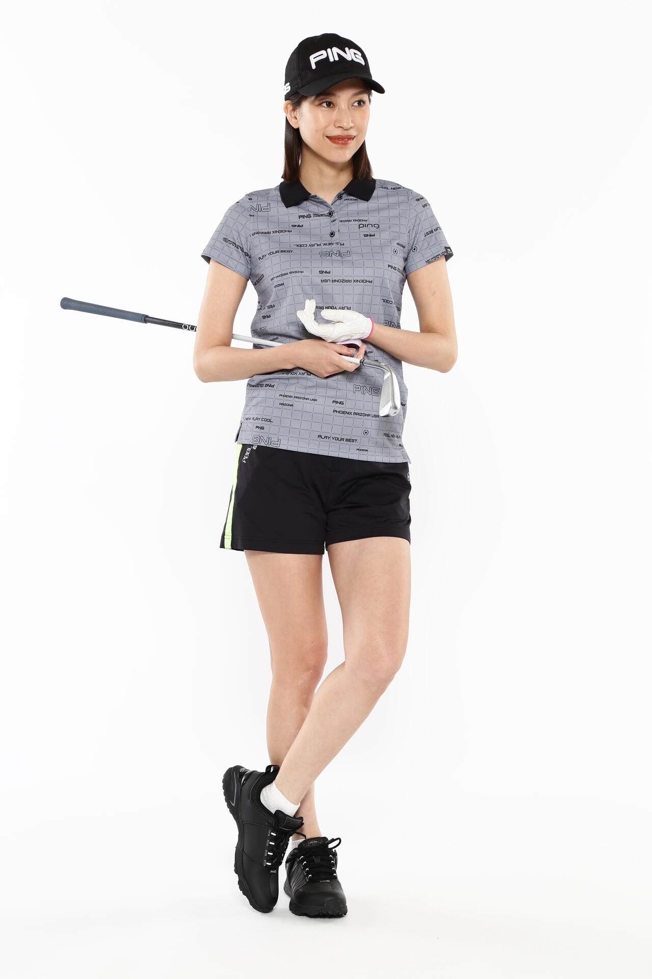【PING APPAREL】布帛撥水ショートパンツ <PERFORMANCE> (LADIES)