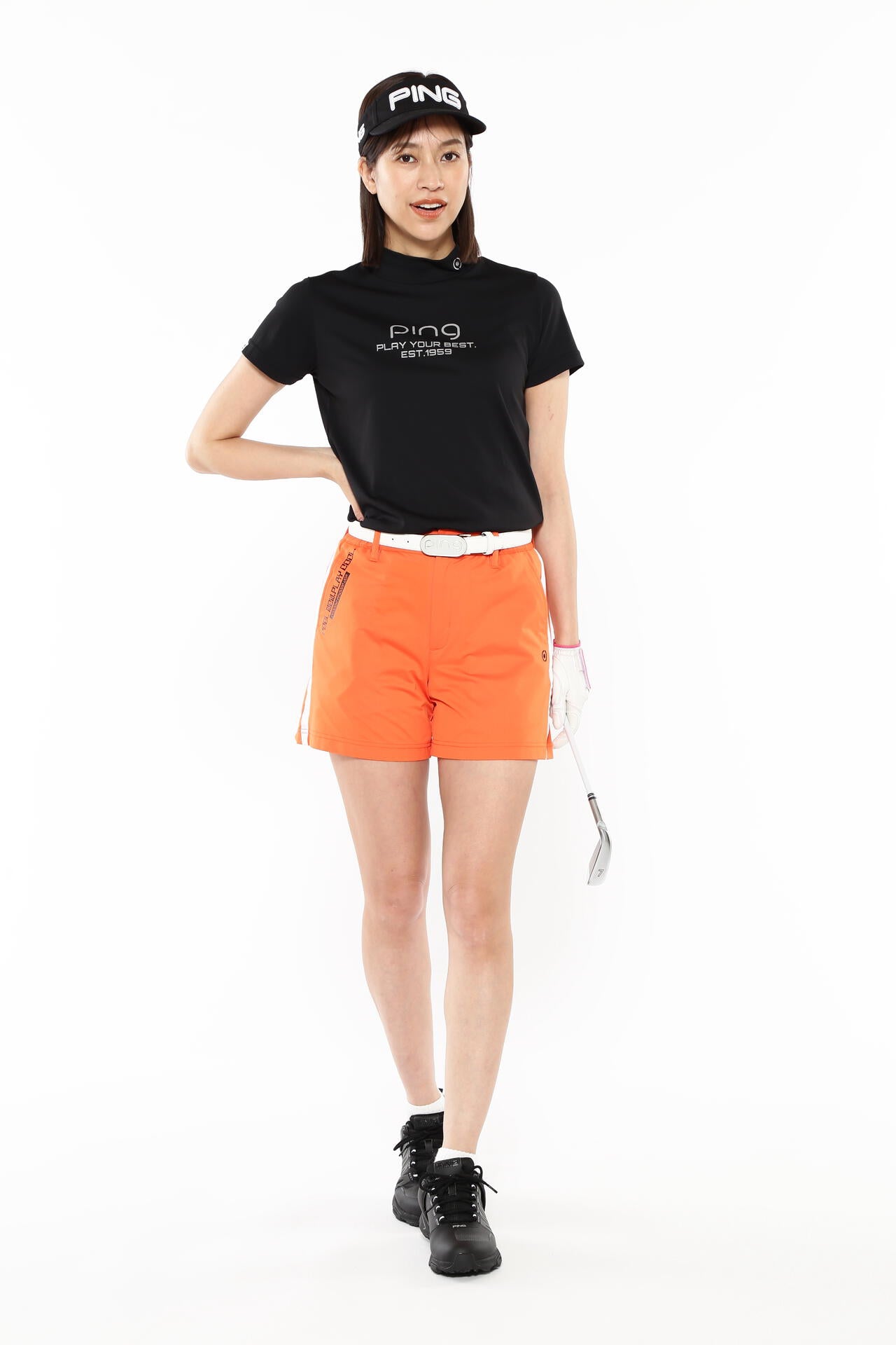 【PING APPAREL】布帛撥水ショートパンツ <PERFORMANCE> (LADIES)